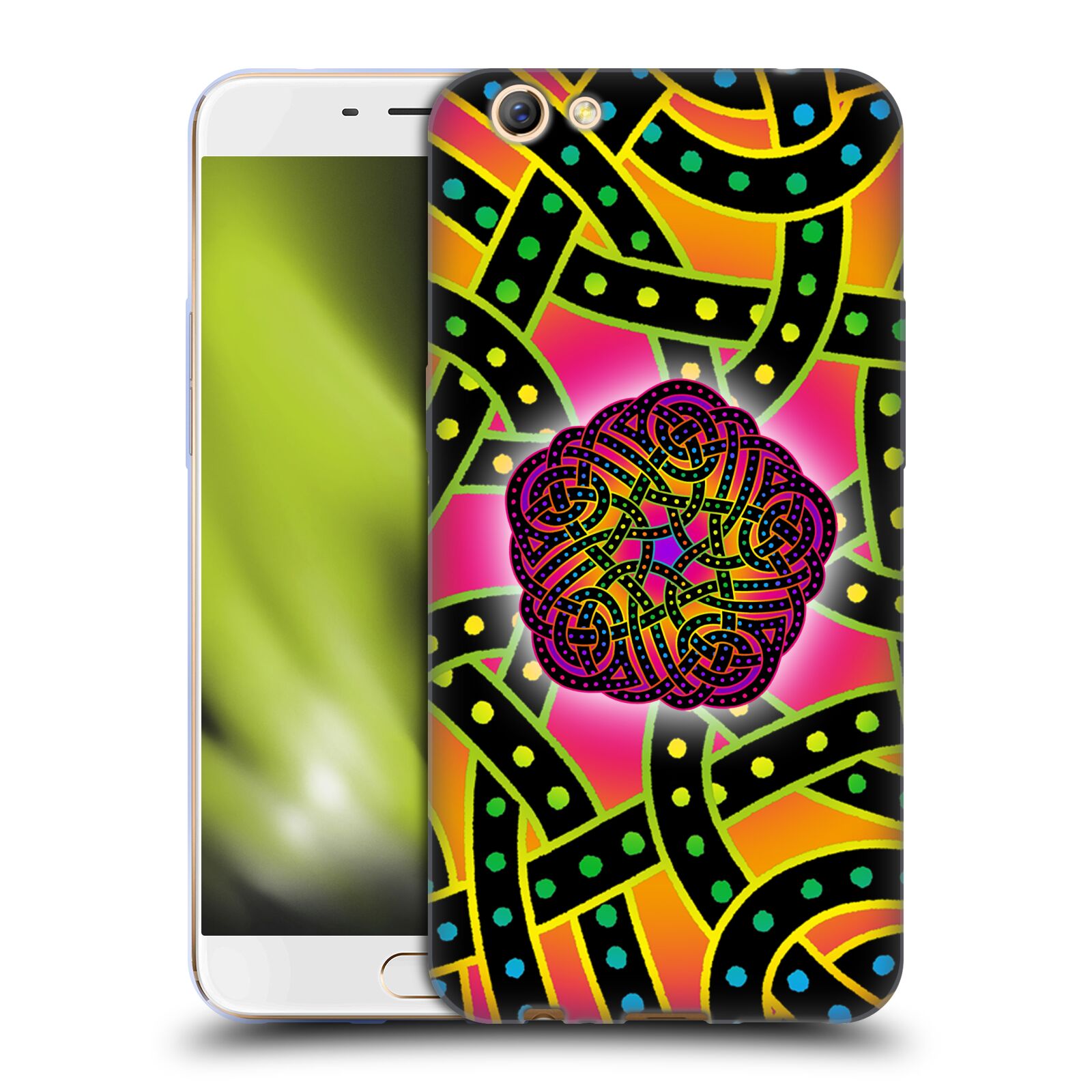 OFFICIAL BETH WILSON RAINBOW CELTIC KNOTS SOFT GEL CASE FOR OPPO PHONES - Picture 12 of 15