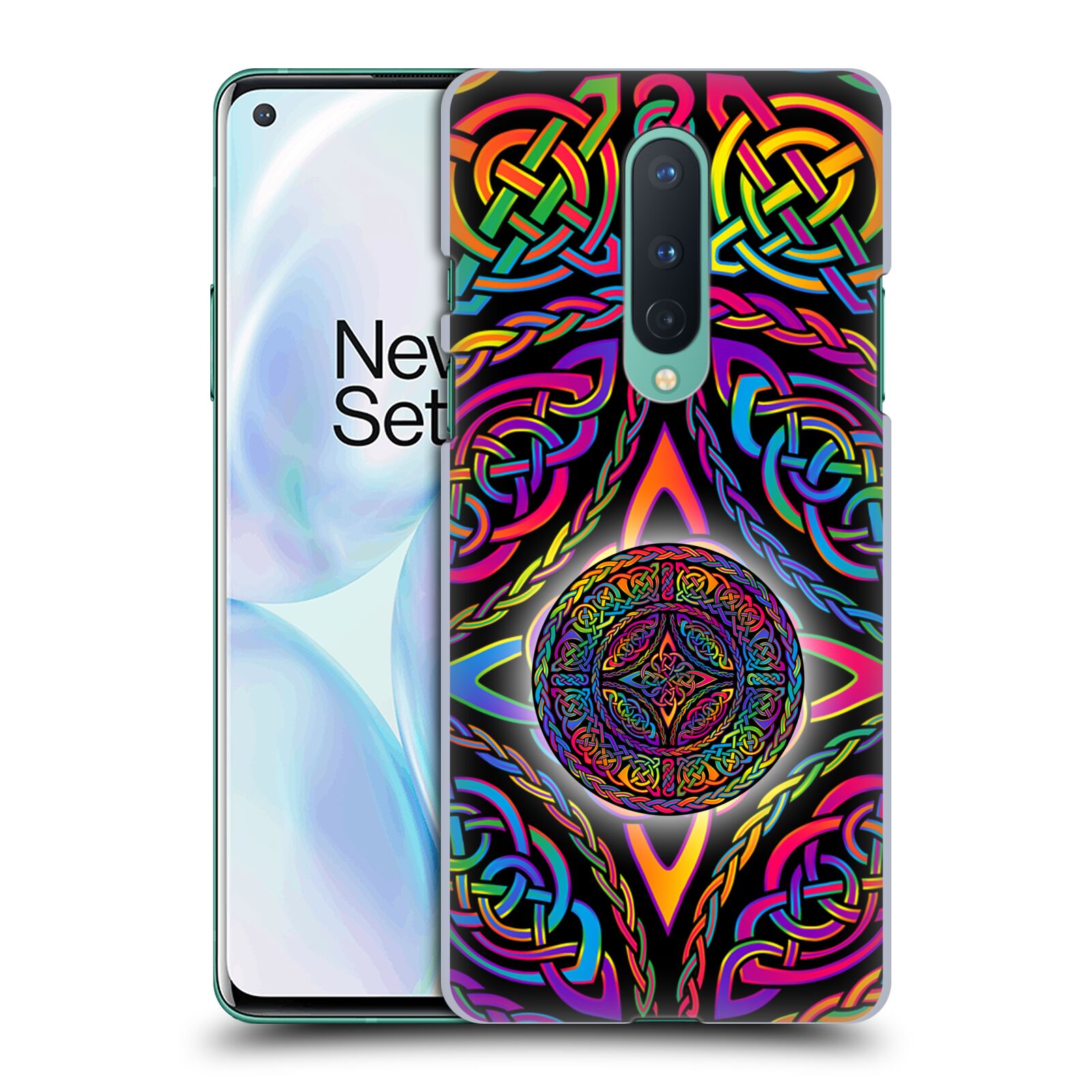 OFFICIAL BETH WILSON RAINBOW CELTIC KNOTS BACK CASE FOR OPPO PHONES - Picture 13 of 15