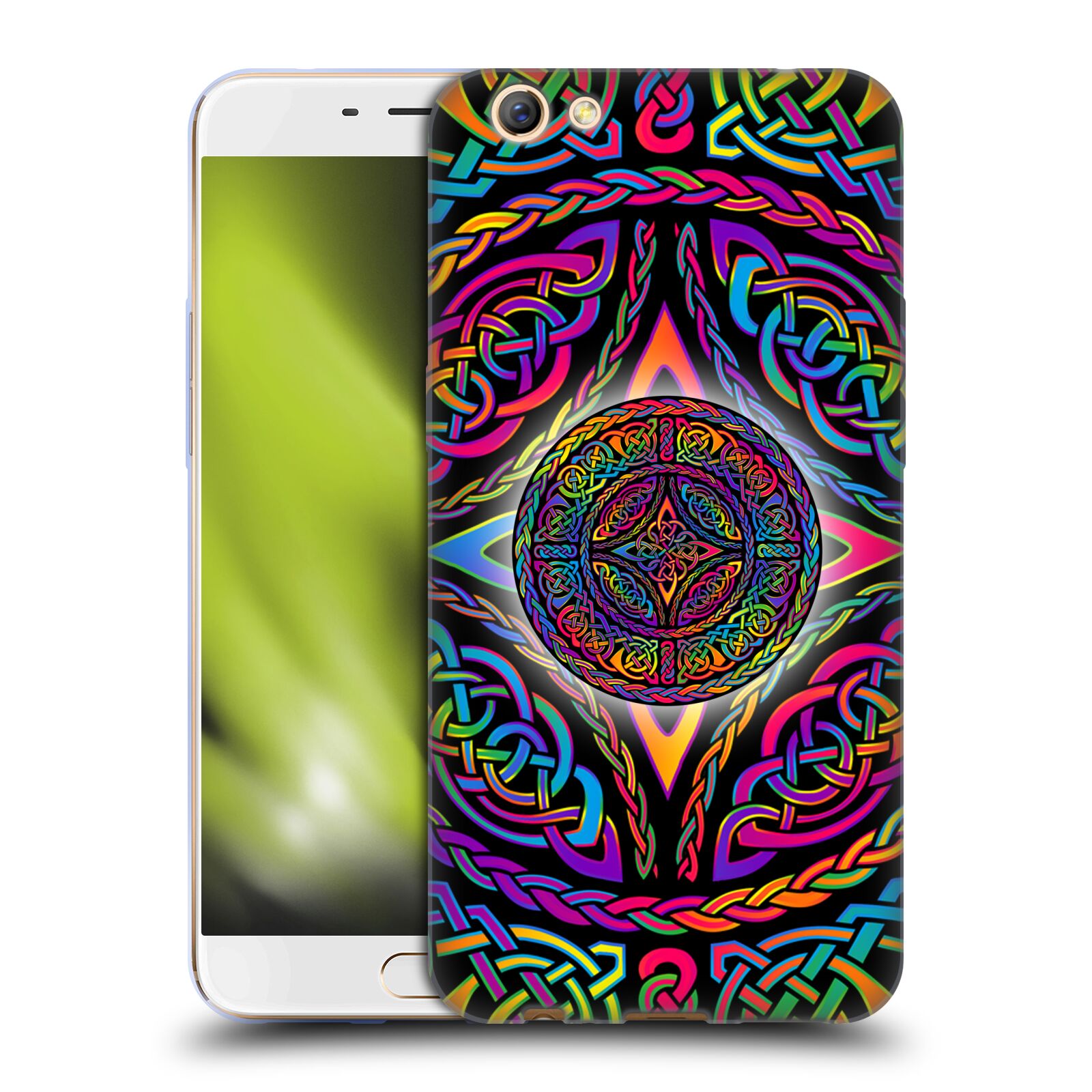 OFFICIAL BETH WILSON RAINBOW CELTIC KNOTS SOFT GEL CASE FOR OPPO PHONES - Picture 13 of 15