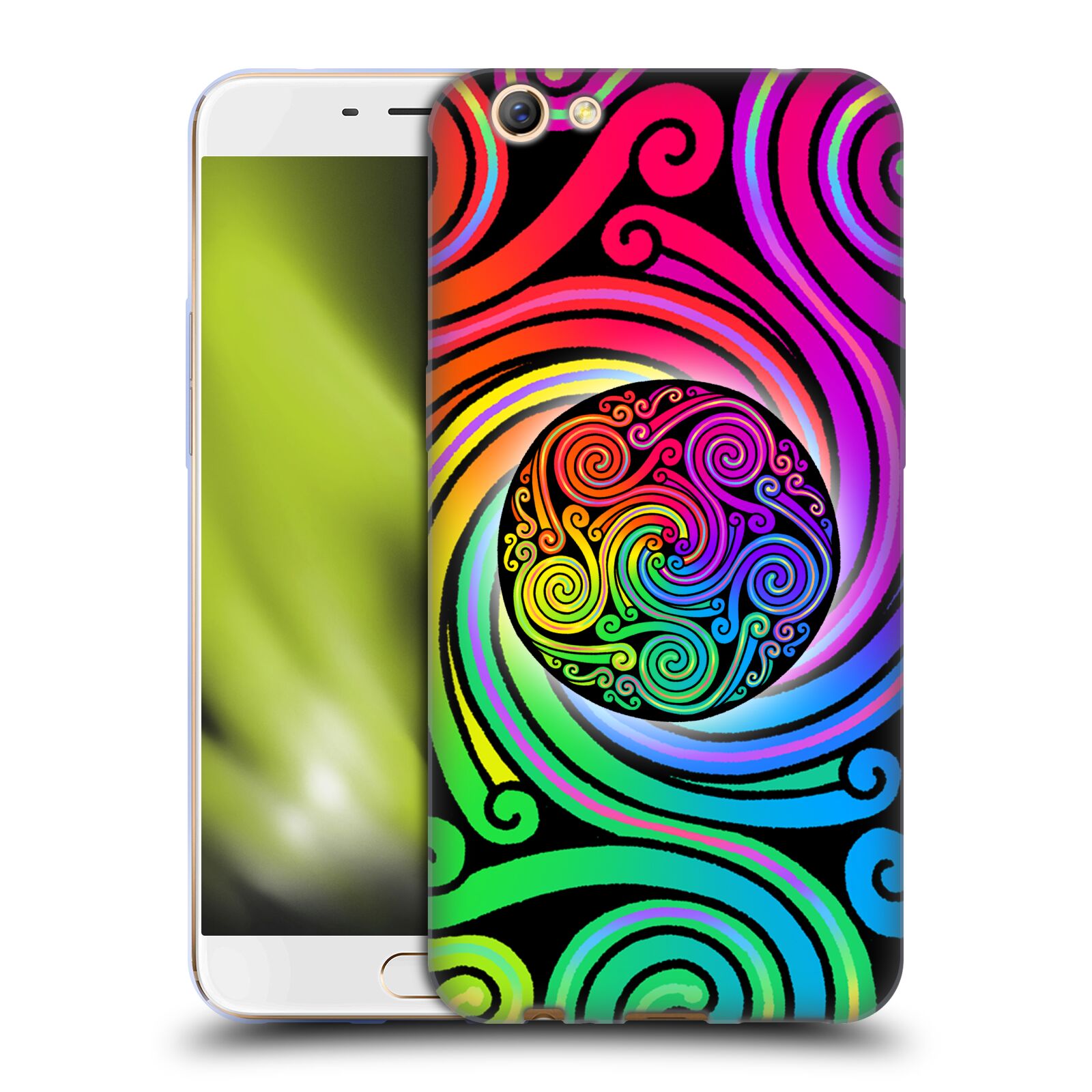 OFFICIAL BETH WILSON RAINBOW CELTIC KNOTS SOFT GEL CASE FOR OPPO PHONES - Picture 14 of 15