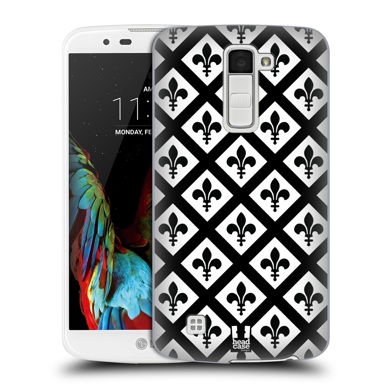 HEAD CASE DESIGNS BLACK AND WHITE PATTERNS BACK CASE & WALLPAPER FOR LG PHONES 3 - Picture 13 of 17