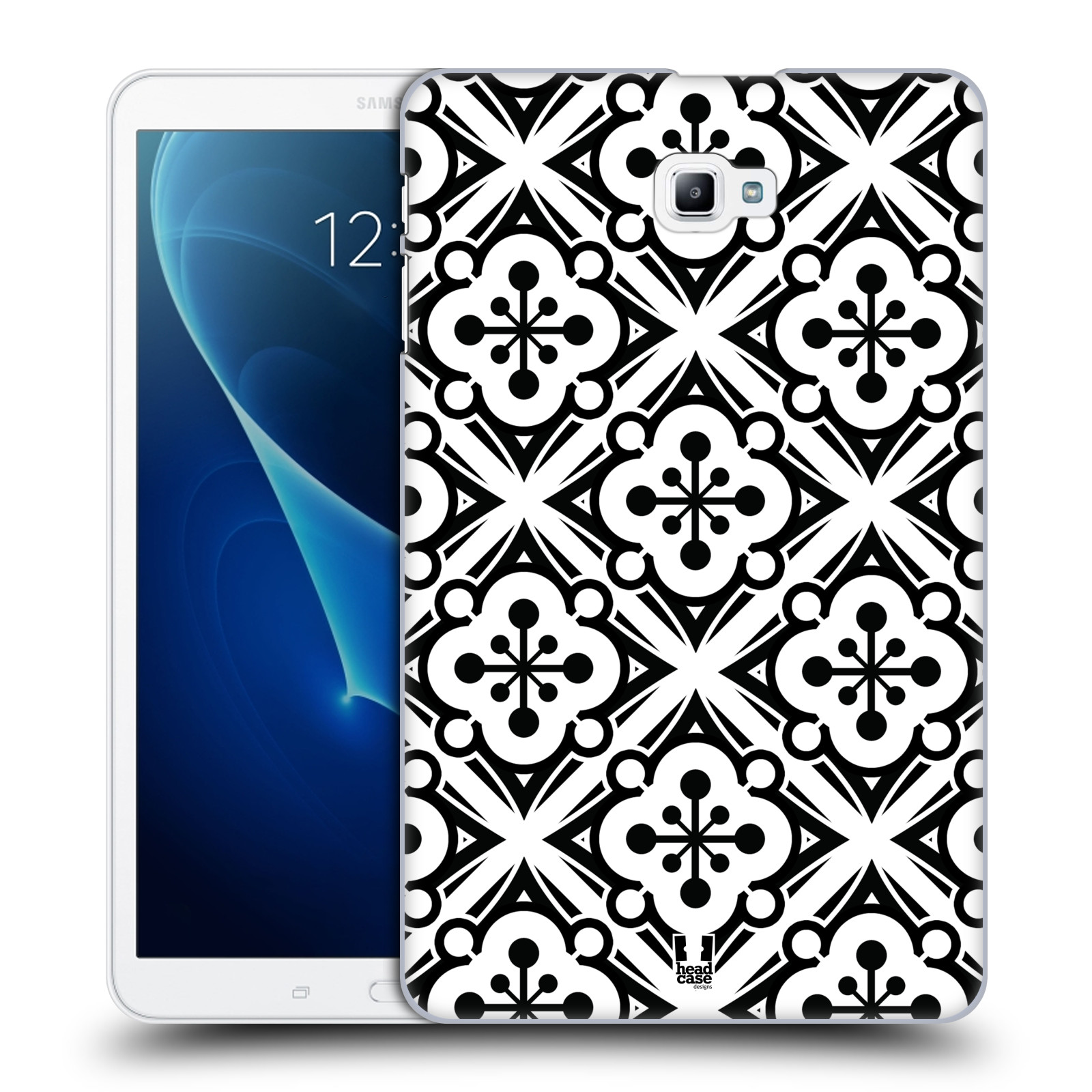 HEAD CASE DESIGNS BNW PATTERNS HARD BACK CASE & WALLPAPER FOR SAMSUNG TABLETS 1 - Picture 14 of 17