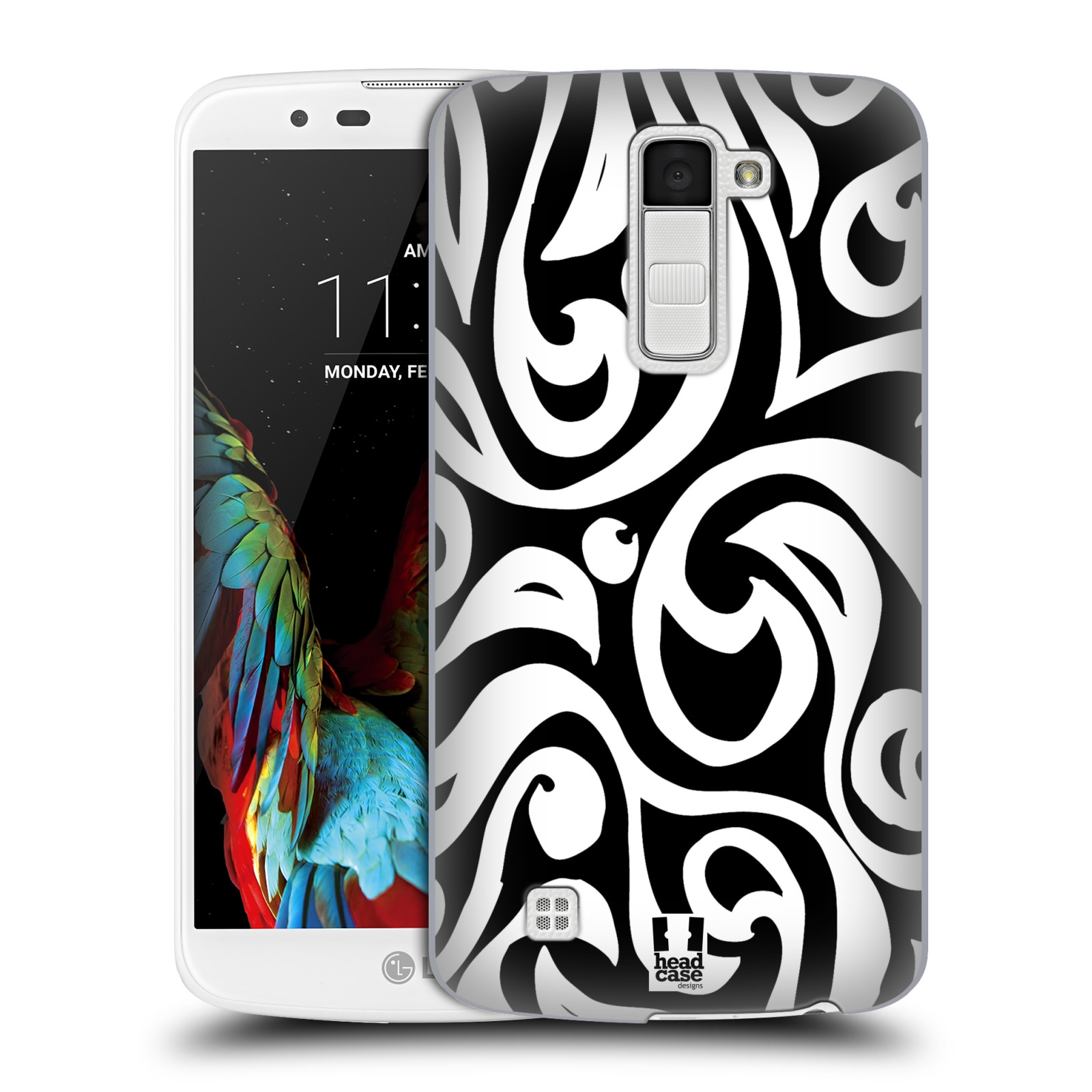 HEAD CASE DESIGNS BLACK AND WHITE PATTERNS BACK CASE & WALLPAPER FOR LG PHONES 3 - Picture 15 of 17