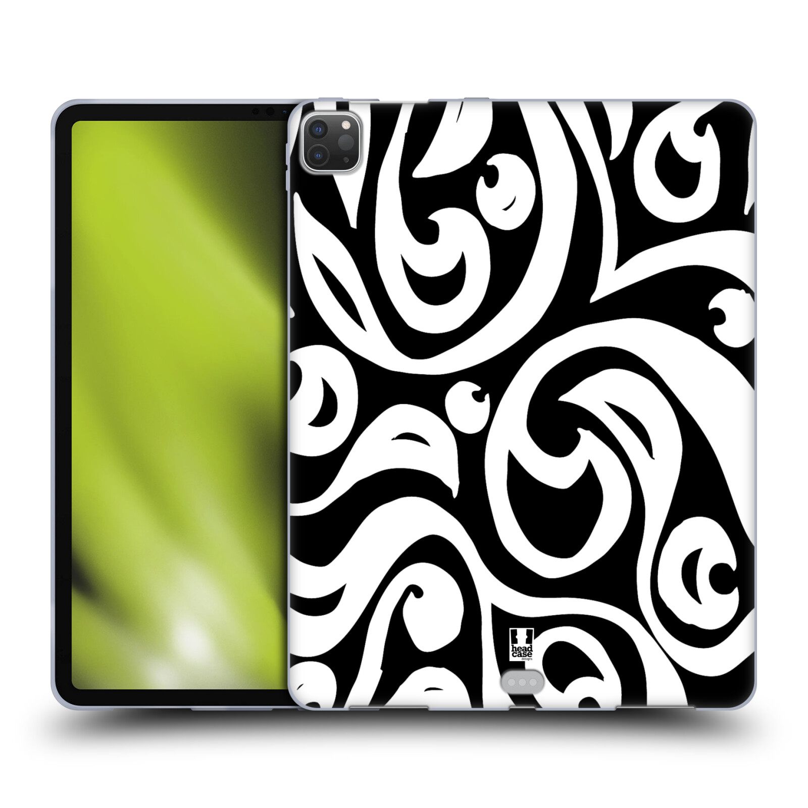 FUNDA DE GEL HEAD CASE DESIGNS CON PATRONES EN BLANCO Y NEGRO PARA SAMSUNG KINDLE APPLE - Imagen 14 de 16