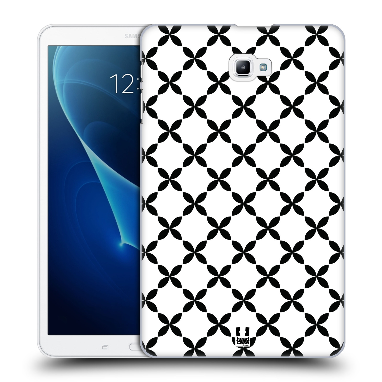 HEAD CASE DESIGNS BNW PATTERNS HARD BACK CASE & WALLPAPER FOR SAMSUNG TABLETS 1 - Picture 16 of 17