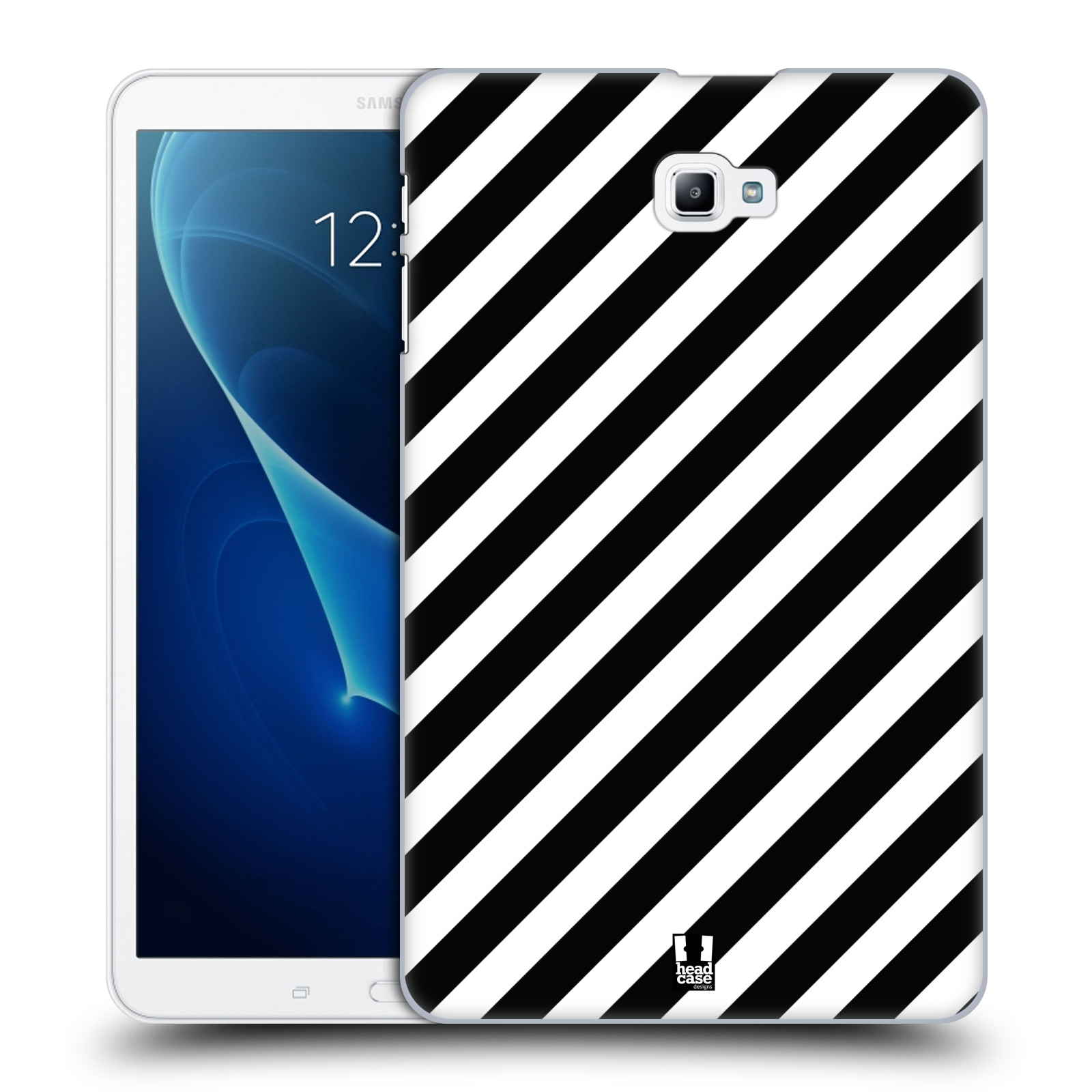 HEAD CASE DESIGNS BNW PATTERNS HARD BACK CASE & WALLPAPER FOR SAMSUNG TABLETS 1 - Picture 17 of 17
