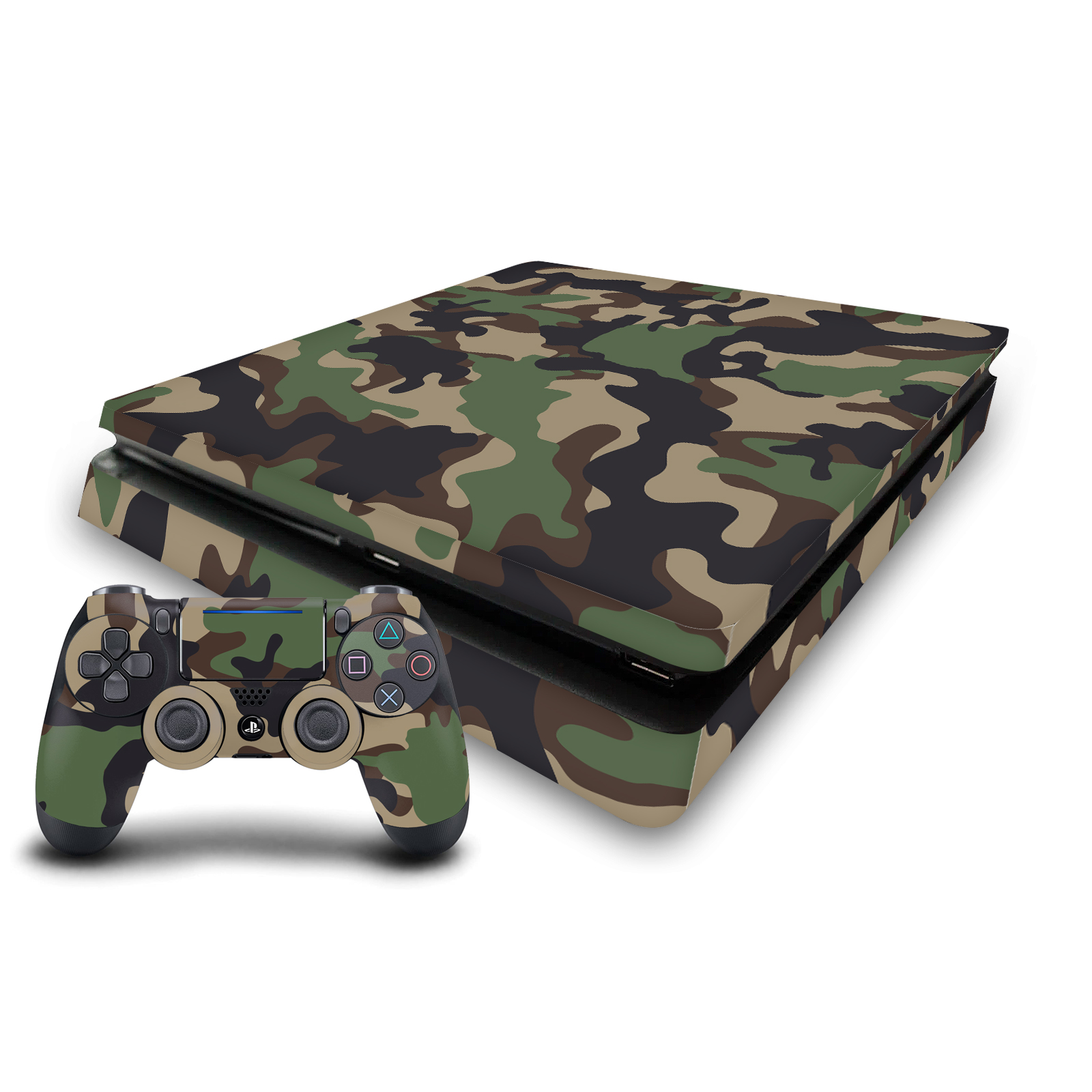 CALCOMANÍA DE PIEL DE VINILO HEAD CASE DESIGNS CON DIBUJO DE CAMUFLAJE PARA CONSOLA Y CONTROLADOR DELGADOS PS4 - Imagen 10 de 14
