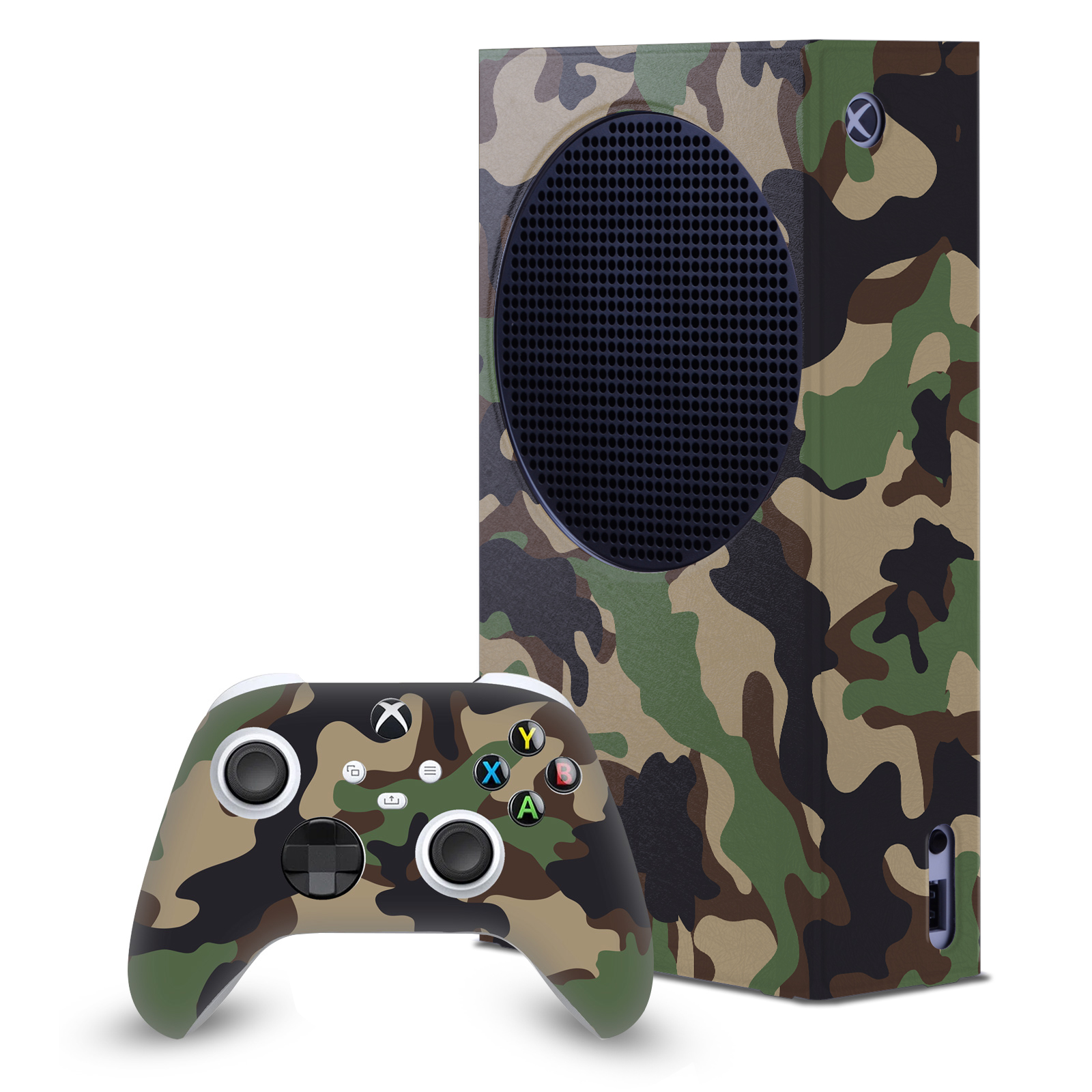 HEAD CASE DESIGNS CON ENVOLTURA DE CONSOLA DE CAMUFLAJE Y PIEL DE CONTROLADOR PARA XBOX SERIE S - Imagen 12 de 16