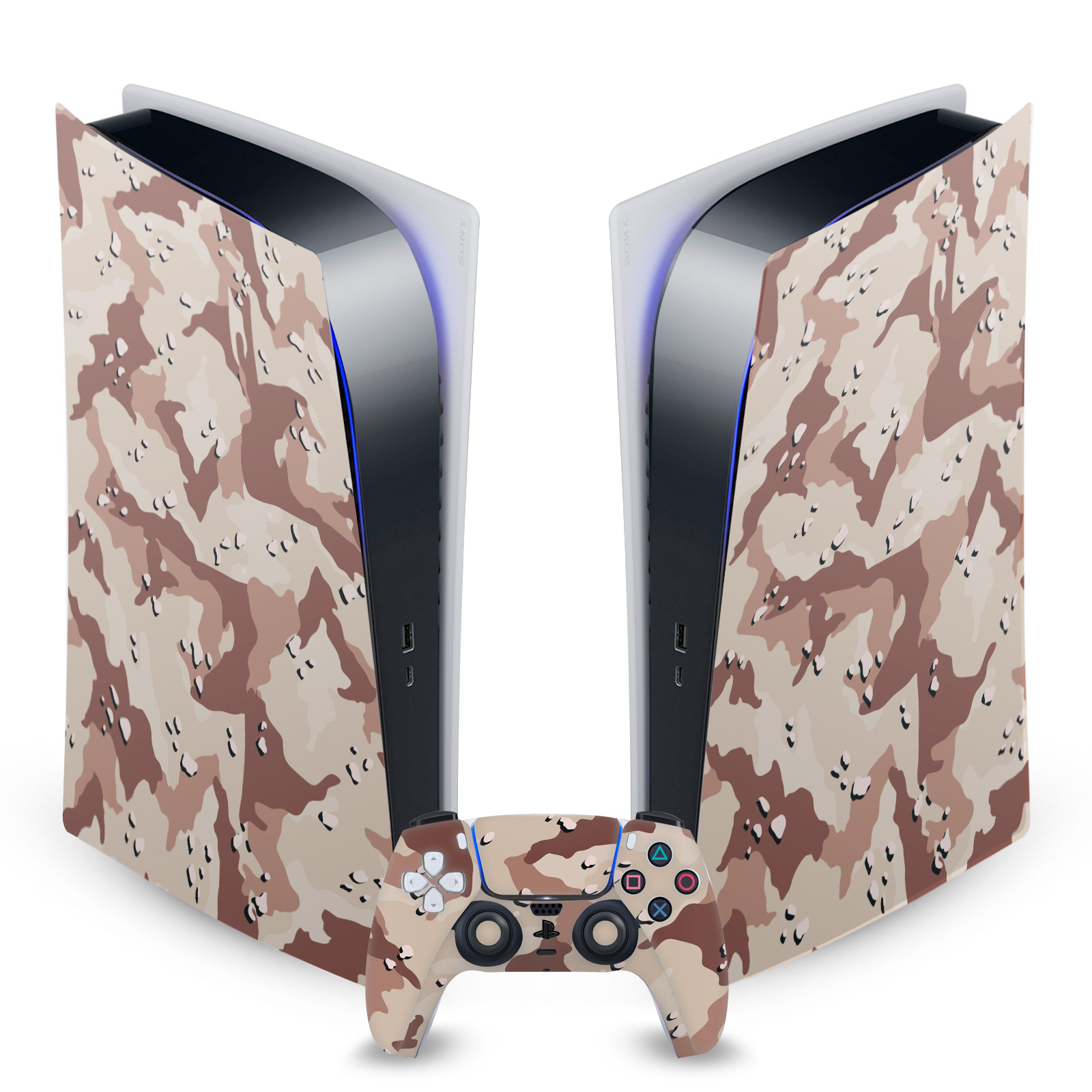 HEAD CASE DESIGNS CAMOUFLAGE VINYL SKIN FOR SONY PS5 DIGITAL EDITION BUNDLE