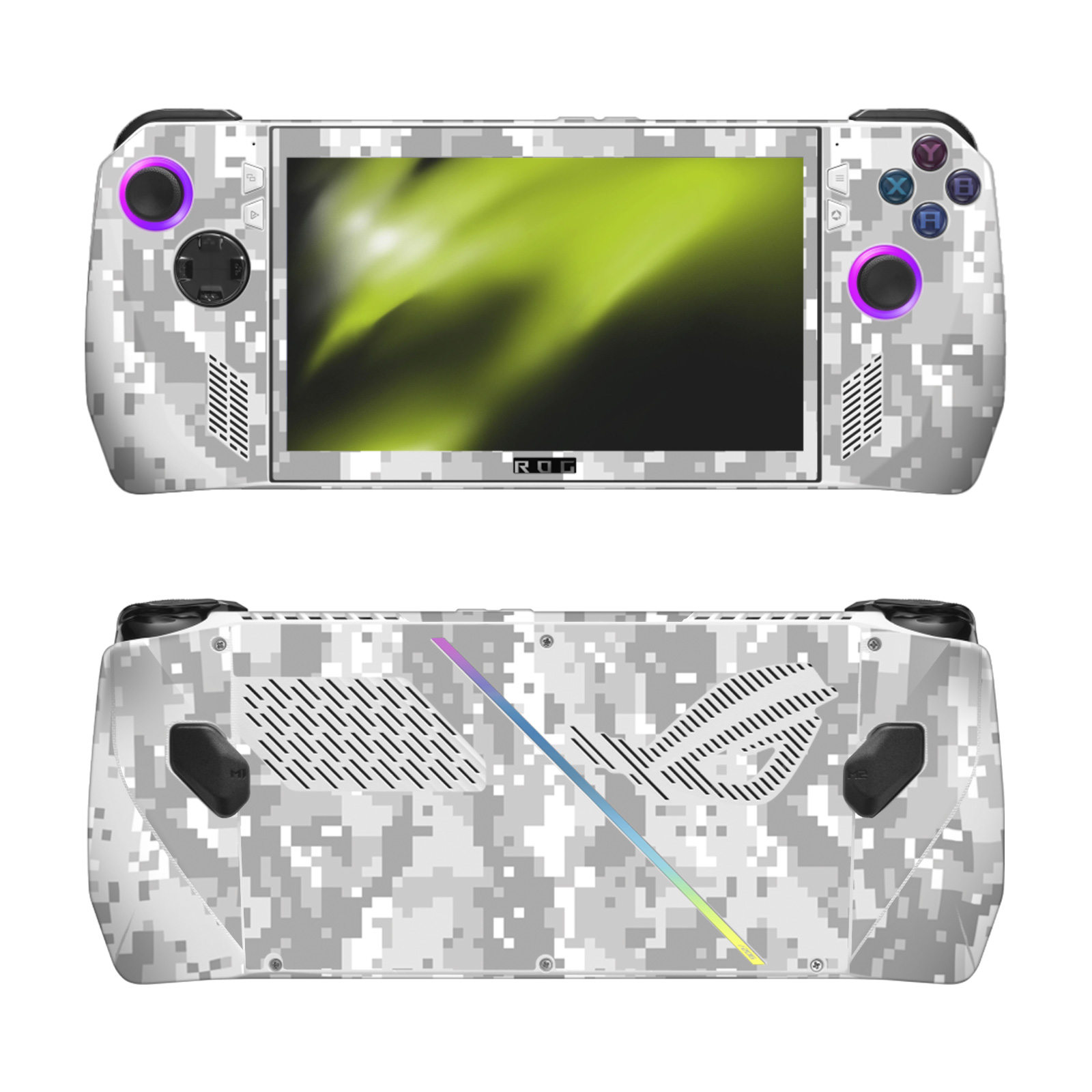 COVER DECALCOMANIA HEAD CASE DESIGNS CAMOUFLAGE VINILE STICKER SKIN PER ASUS ROG ALLY - Foto 9 di 11