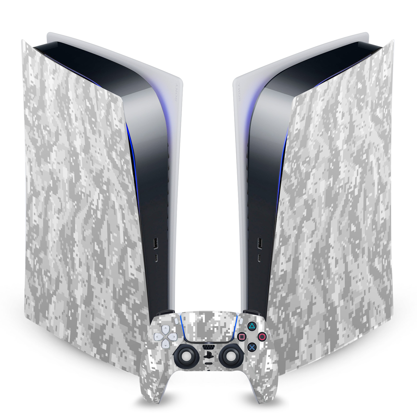 HEAD CASE DESIGNS CAMOUFLAGE VINYL SKIN FOR SONY PS5 DIGITAL EDITION BUNDLE