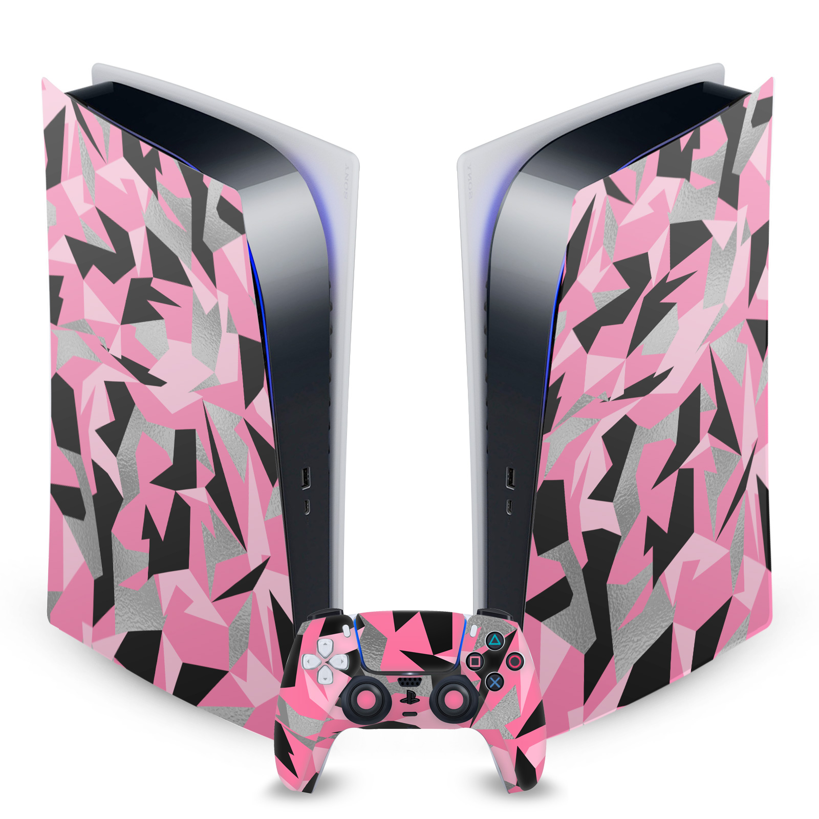 HEAD CASE DESIGNS CAMOUFLAGE VINYL SKIN FOR SONY PS5 DIGITAL EDITION BUNDLE