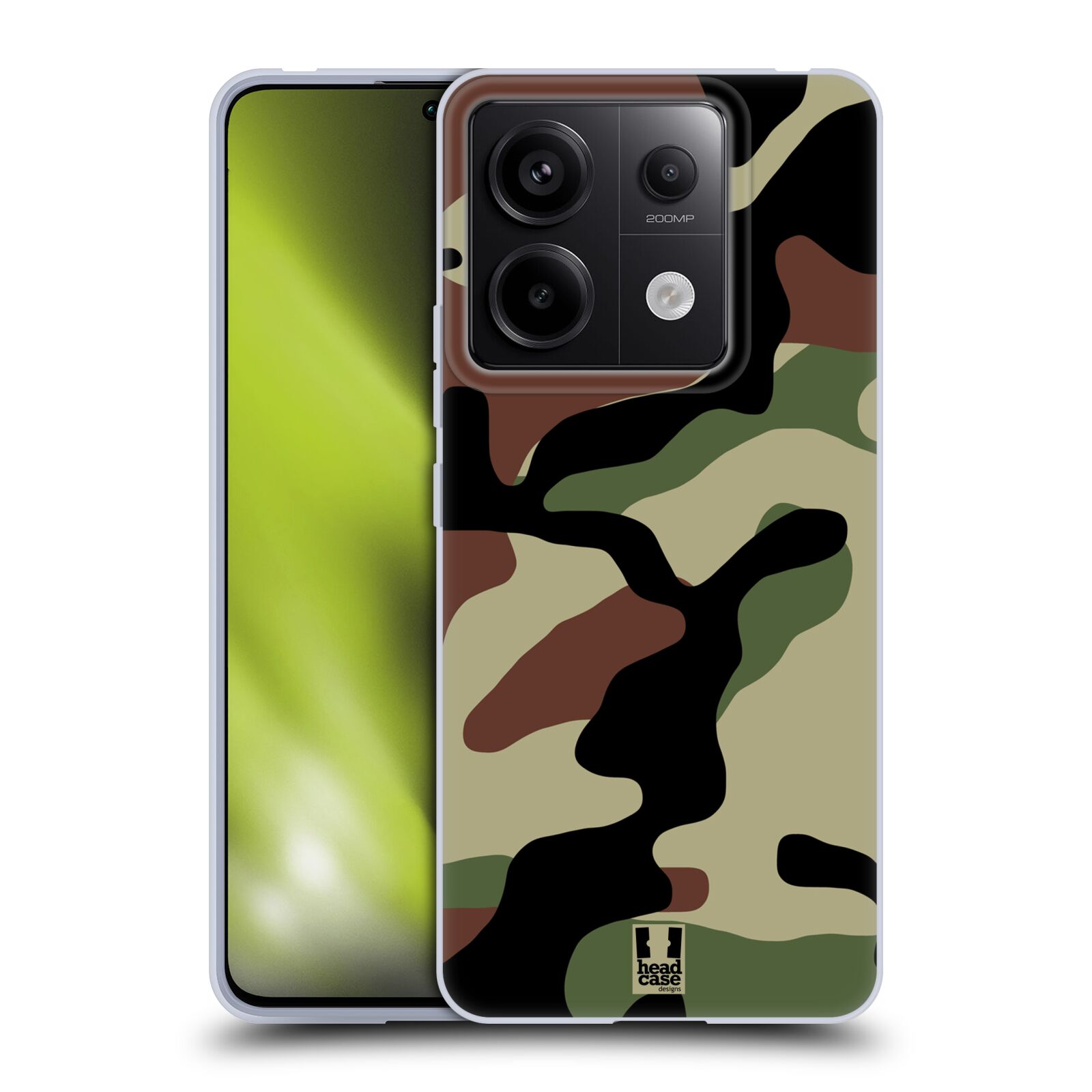 Silikonové pouzdro na mobil Xiaomi Redmi Note 13 Pro 5G / Poco X6 5G - Head Case - Maskáče (Silikonový kryt, obal, pouzdro na mobilní telefon Xiaomi Redmi Note 13 Pro 5G / Poco X6 5G s motivem Maskáče)