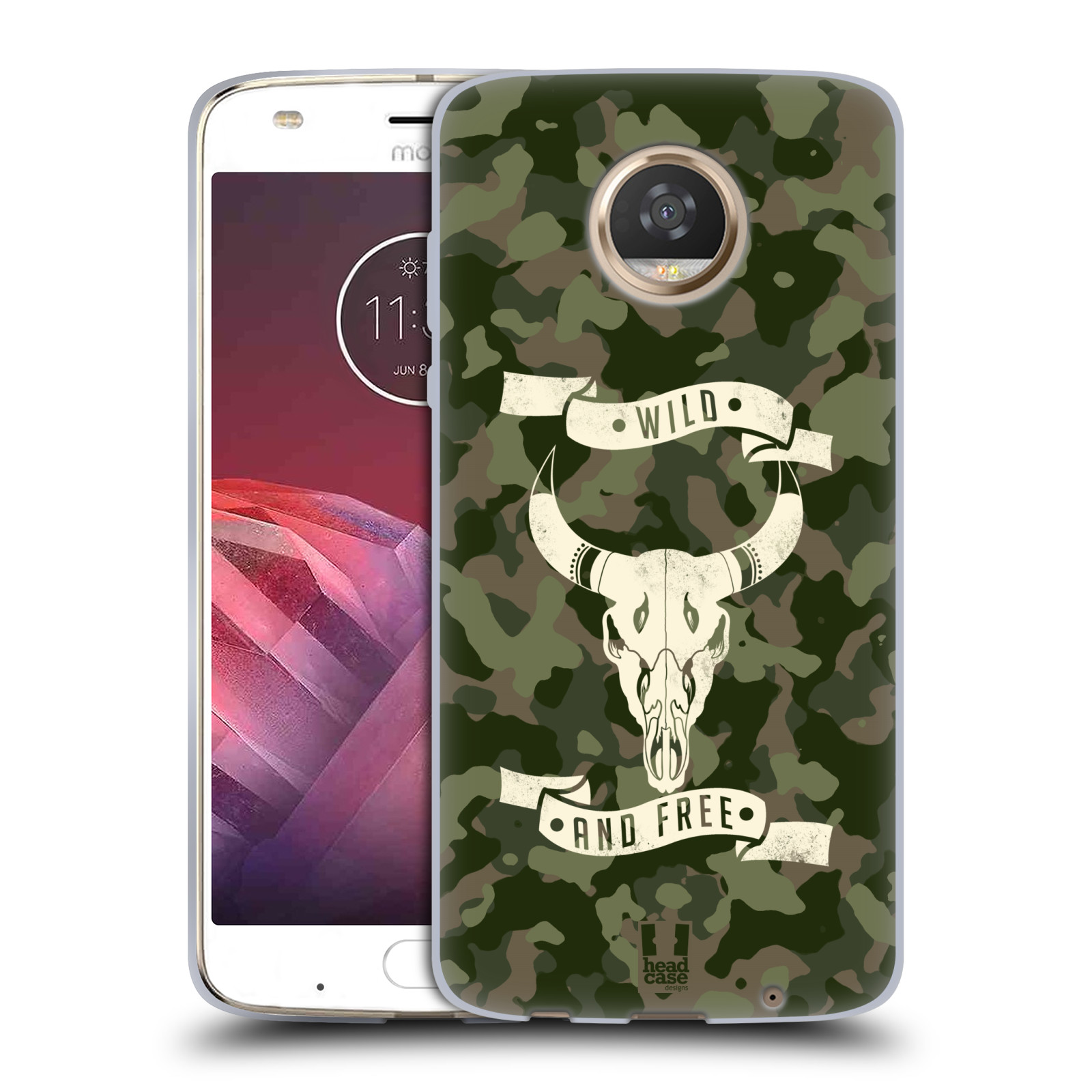 HEAD CASE DESIGNS CAMO TREND SOFT GEL CASE FOR MOTOROLA PHONES
