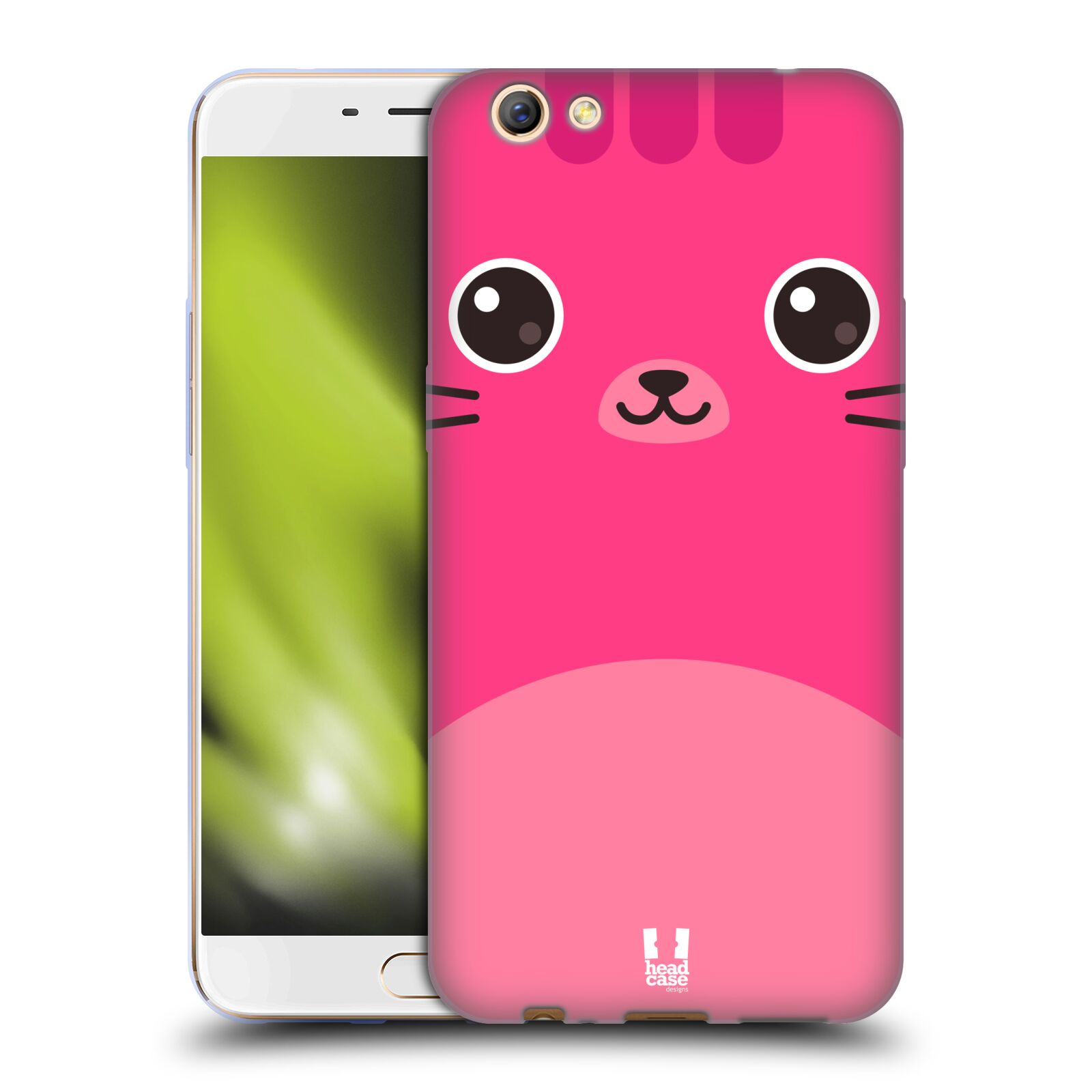 FUNDA HEAD CASE DESIGNS CON 3 CARAS DE ANIMALES DE DIBUJOS ANIMADOS PARA TELÉFONOS OPPO - Imagen 8 de 12