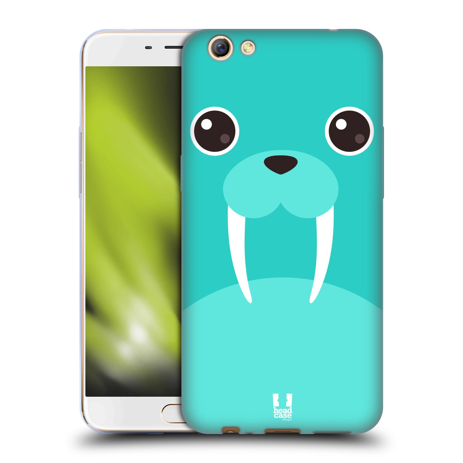 FUNDA HEAD CASE DESIGNS CON 3 CARAS DE ANIMALES DE DIBUJOS ANIMADOS PARA TELÉFONOS OPPO - Imagen 12 de 12