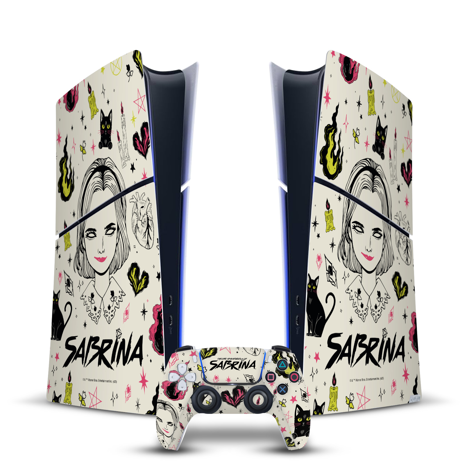 CHILLING ADVENTURES OF SABRINA GRAPHICS VINYL SKIN FOR PS5 SLIM DIGITAL BUNDLE