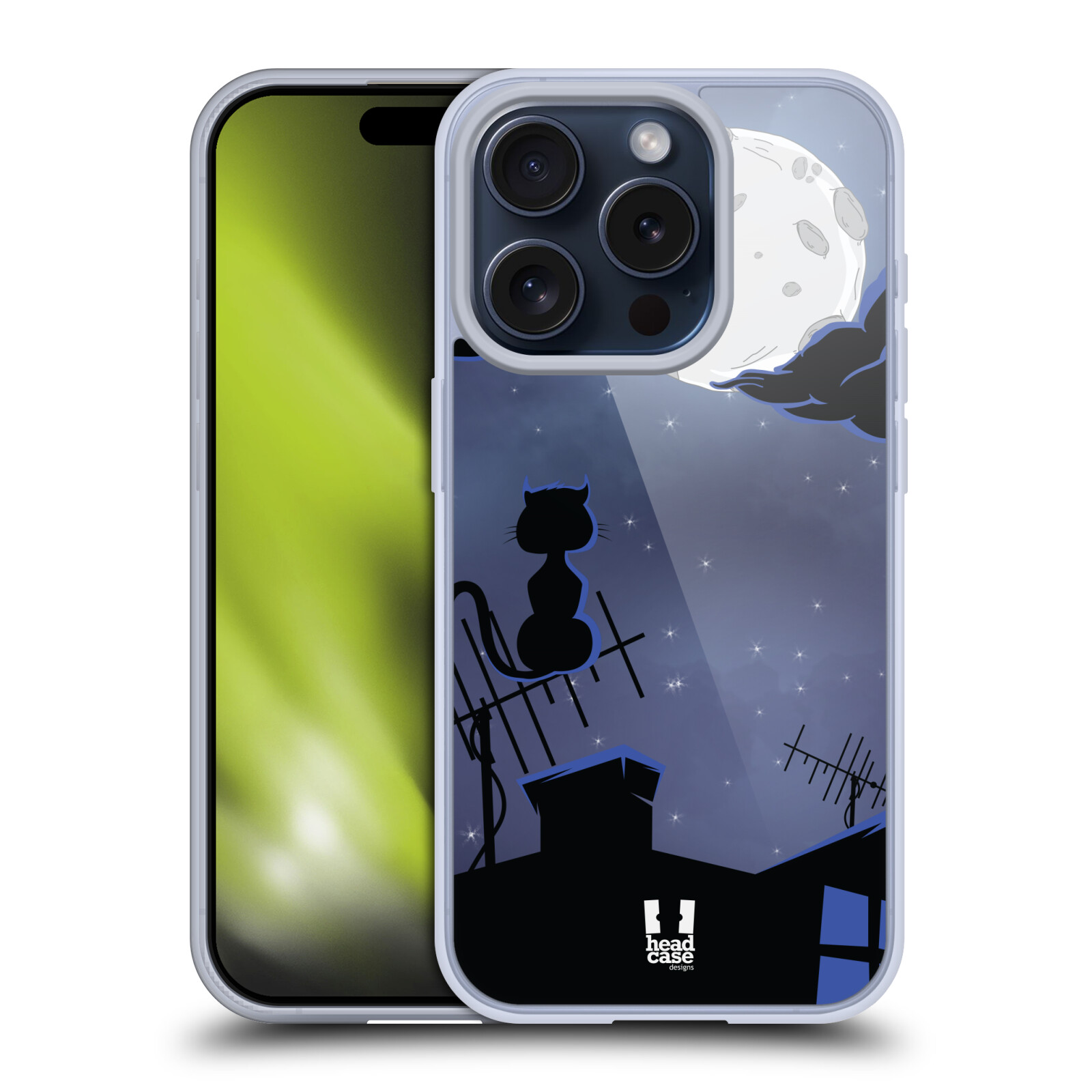 HEAD CASE DESIGNS KAT EN MAAN SOFT GEL CASE HOESJE VOOR APPLE iPHONE TELEFOONS - Afbeelding 8 van 14