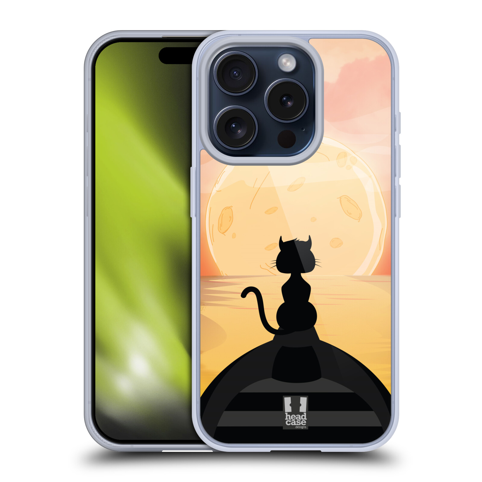 HEAD CASE DESIGNS KAT EN MAAN SOFT GEL CASE HOESJE VOOR APPLE iPHONE TELEFOONS - Afbeelding 10 van 14