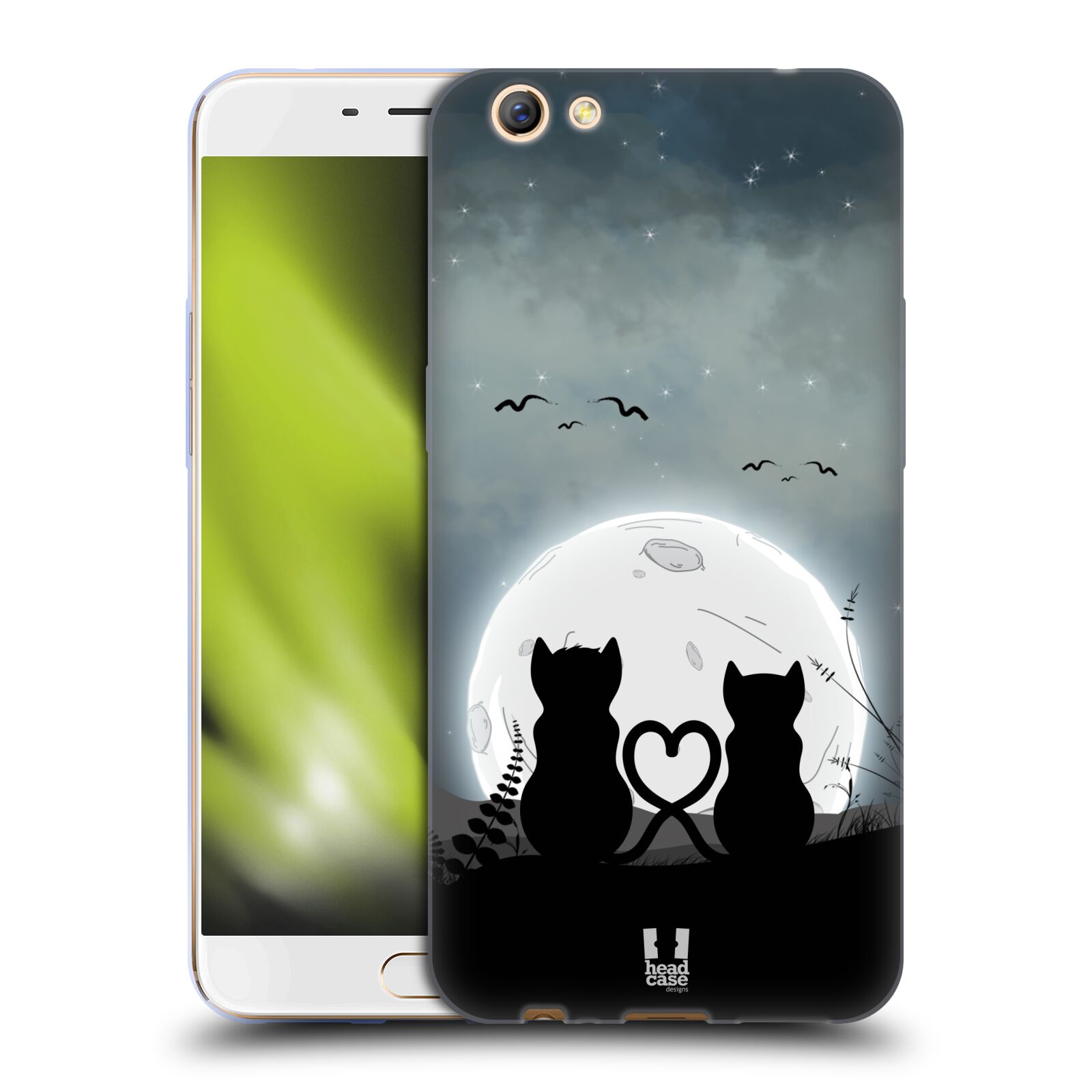 FUNDA HEAD CASE DESIGNS CON DIBUJO DE GEL SUAVE PARA TELÉFONOS OPPO - Imagen 10 de 14
