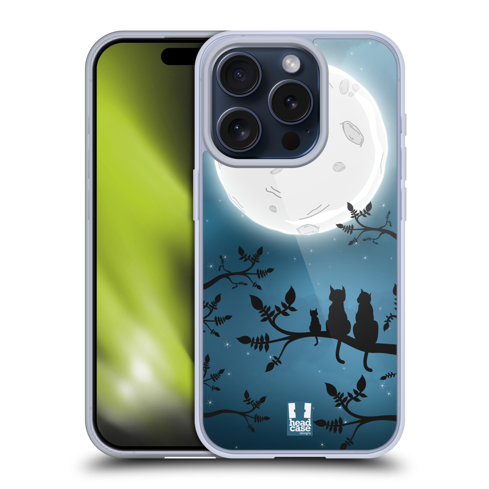 HEAD CASE DESIGNS KAT EN MAAN SOFT GEL CASE HOESJE VOOR APPLE iPHONE TELEFOONS - Afbeelding 9 van 14