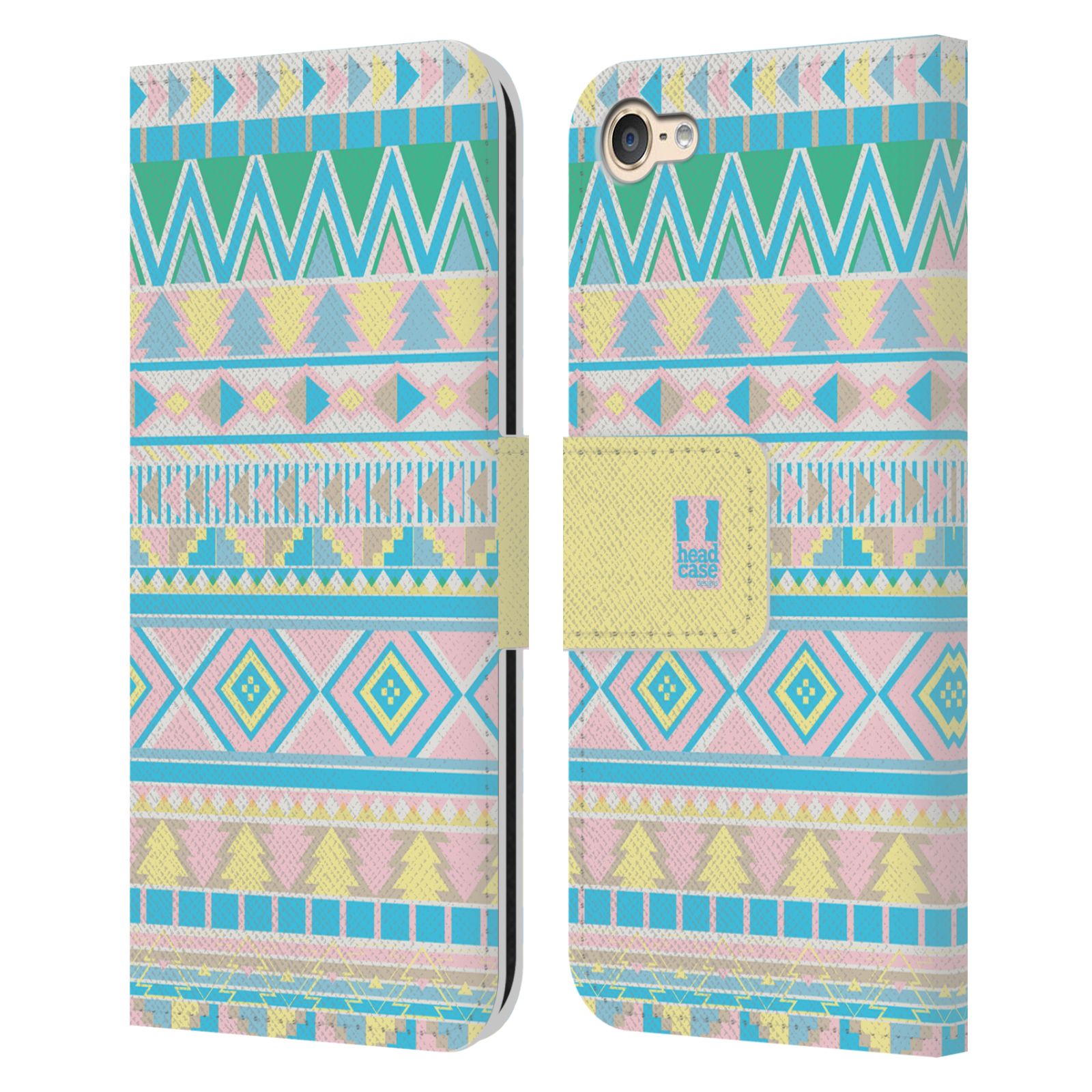 HEAD CASE DESIGNS CANDY TRIBAL LEATHER BOOK WALLET CASE FOR APPLE iPOD TOUCH MP3 - Picture 10 of 10