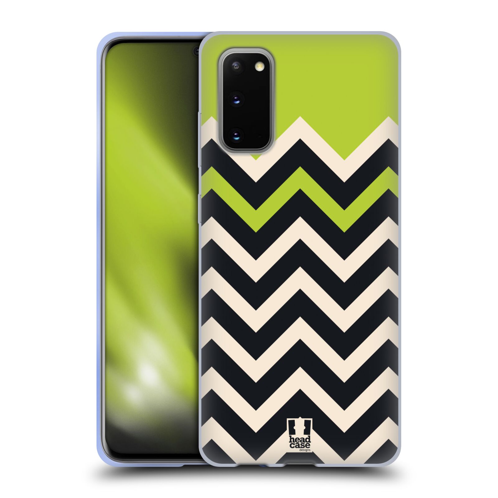 HEAD CASE DESIGNS COLOUR BLOCK CHEVRON GEL CASE & WALLPAPER FOR SAMSUNG PHONES 1 - Picture 10 of 17