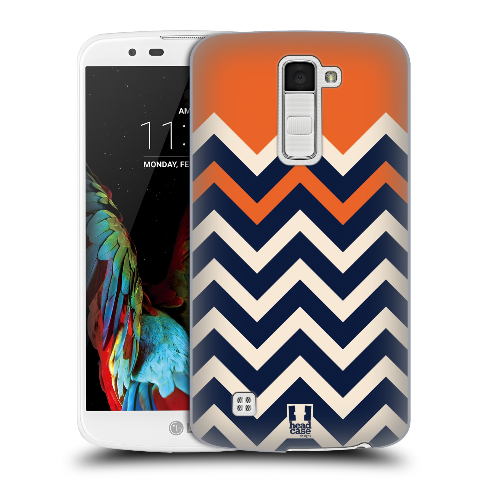 HEAD CASE DESIGNS COLOUR BLOCK CHEVRON BACK CASE & WALLPAPER FOR LG PHONES 3 - Picture 13 of 18