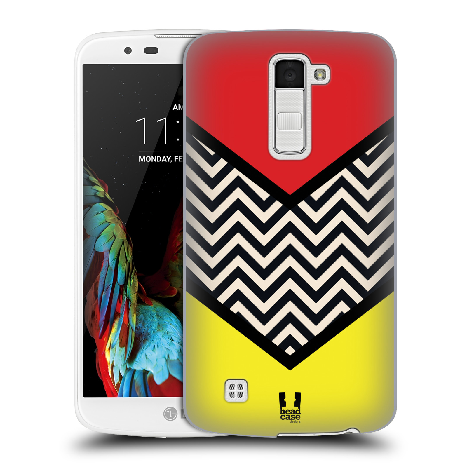 HEAD CASE DESIGNS COLOUR BLOCK CHEVRON BACK CASE & WALLPAPER FOR LG PHONES 3 - Picture 14 of 18
