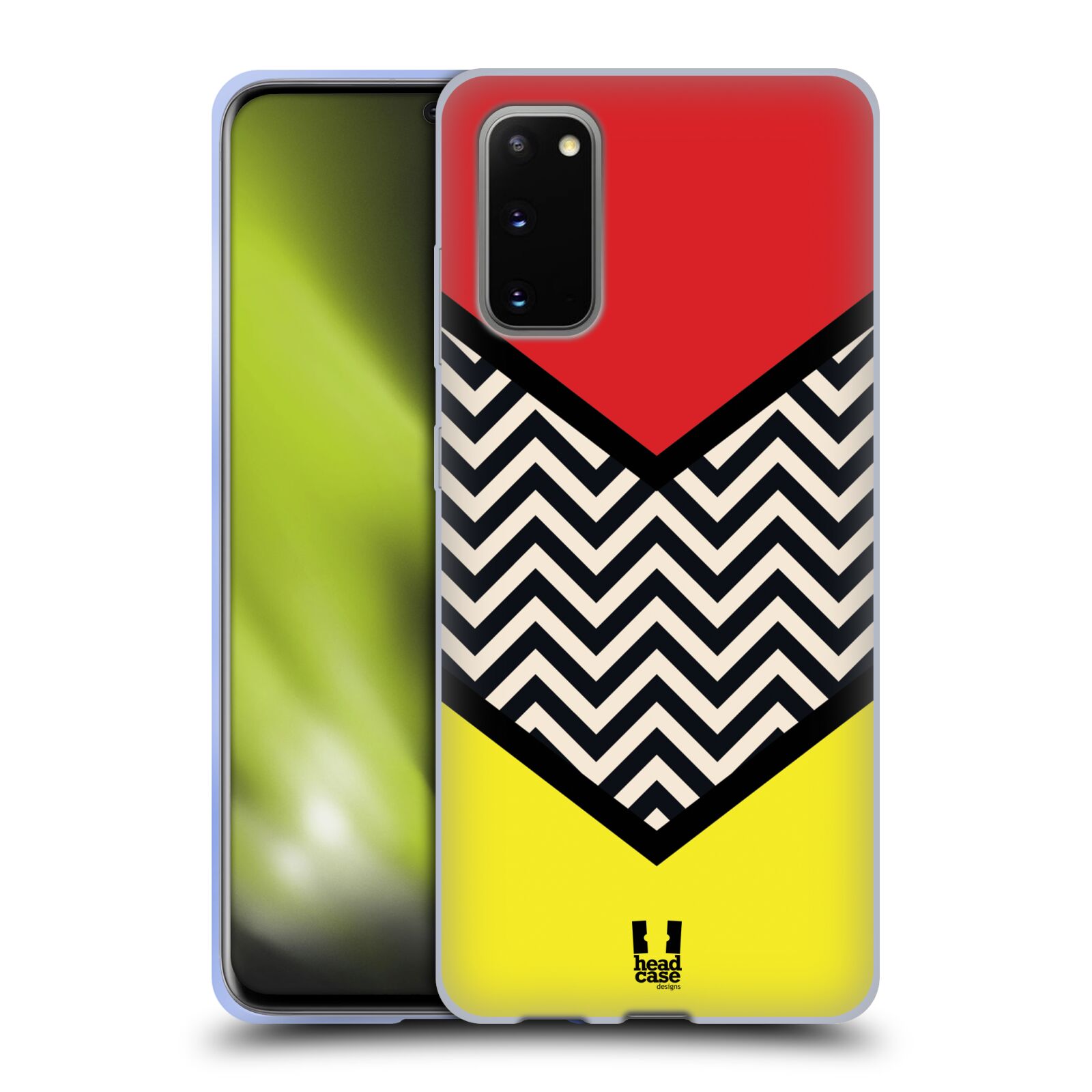 HEAD CASE DESIGNS COLOUR BLOCK CHEVRON GEL CASE & WALLPAPER FOR SAMSUNG PHONES 1 - Picture 13 of 17