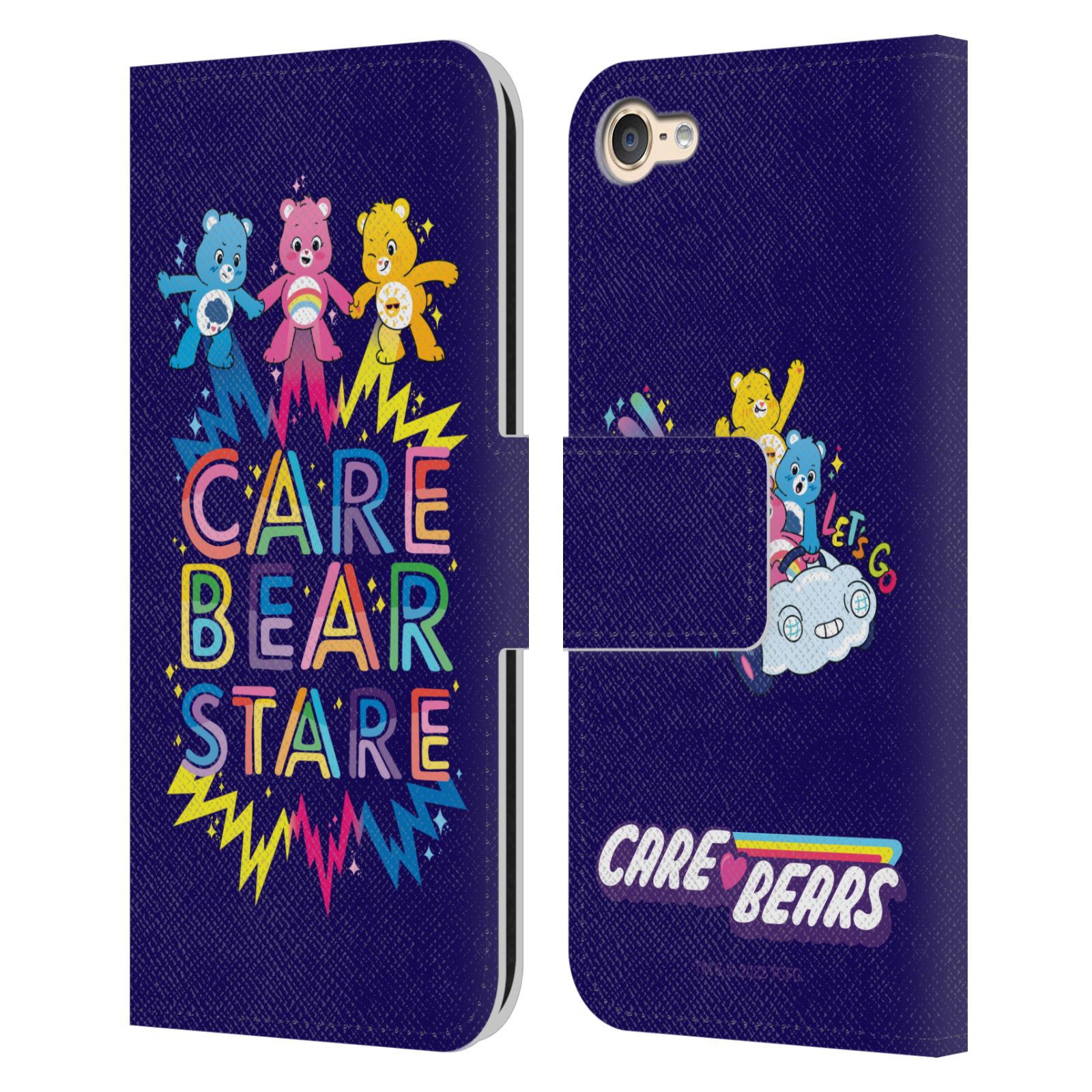 OFFICIAL CARE BEARS 40TH ANNIVERSARY LEATHER BOOK CASE FOR APPLE iPOD TOUCH MP3 - Picture 12 of 12