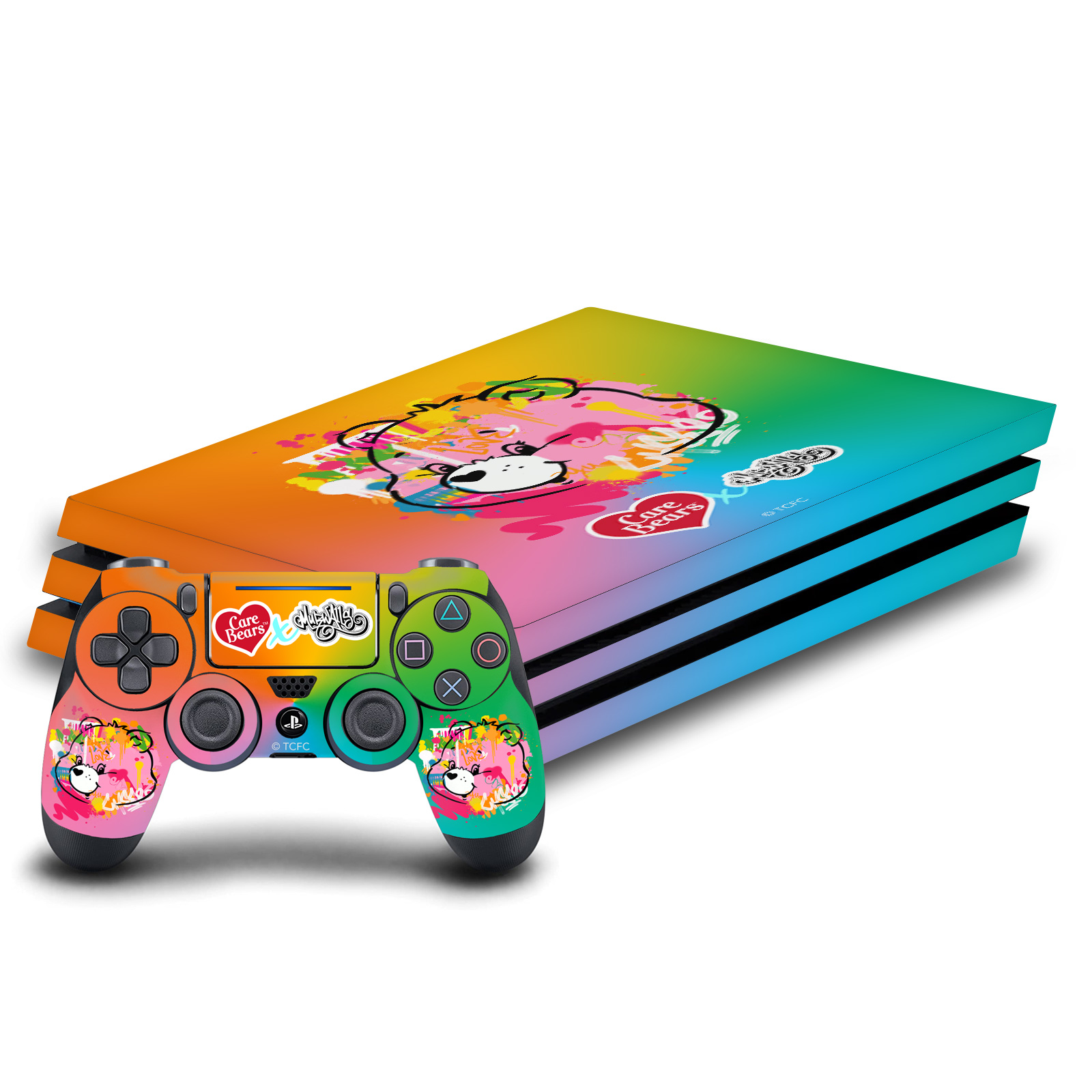 CARE BEARS GRAFFITI DE MURWALLS PIEL DE VINILO PARA CONSOLA PS4 PRO Y DUALSHOCK 4 - Imagen 12 de 17