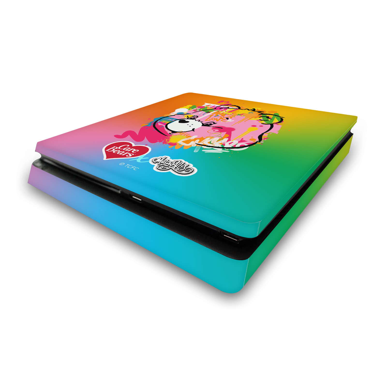 CARE BEARS GRAFFITI BY MURWALLS PELLE VINILE PER CONSOLE PLAYSTATION 4 PS4 SLIM - Foto 11 di 16