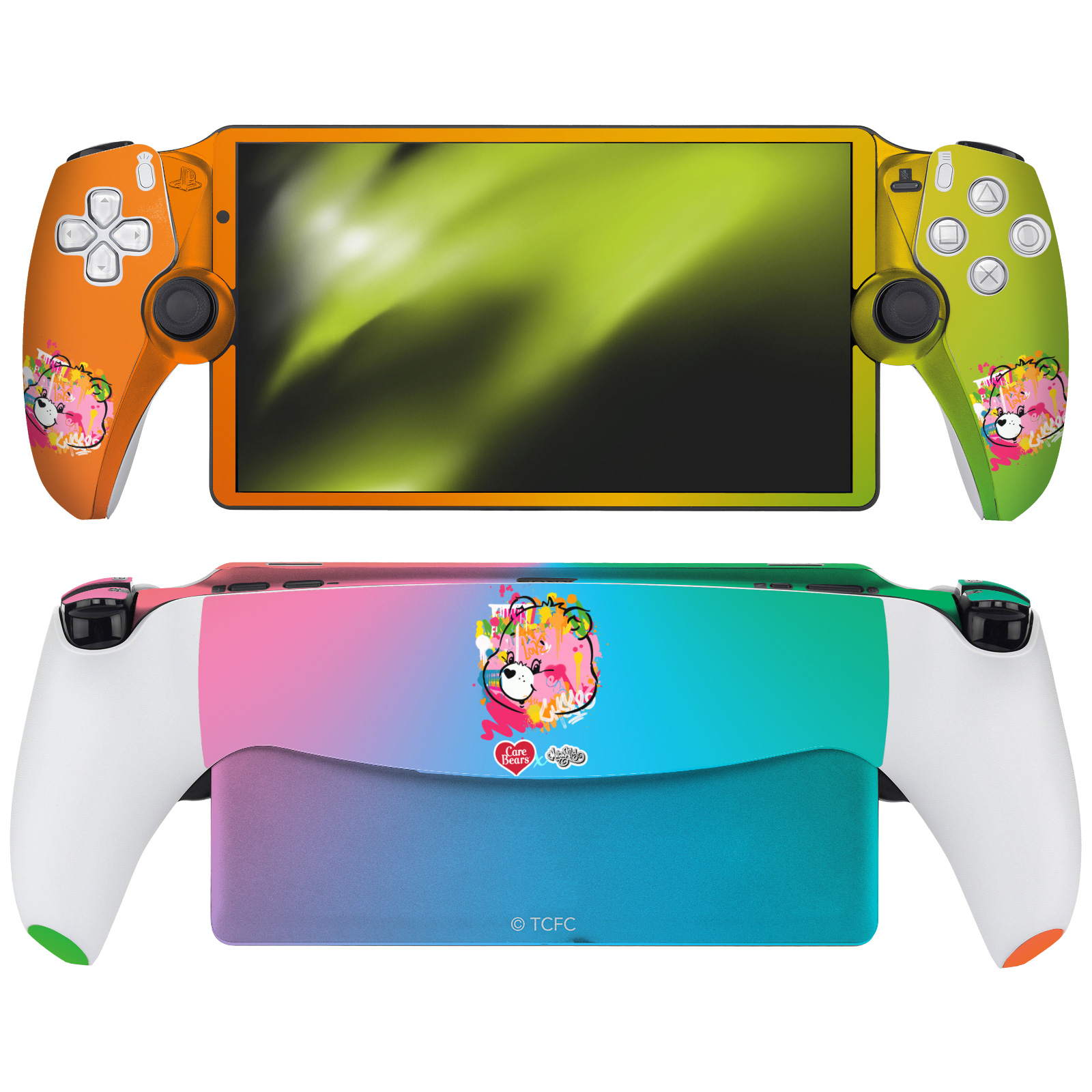 CARE BEARS GRAFFITI BY MURWALLS VINYL SKIN FOR SONY PS5 PLAYSTATION PS PORTAL