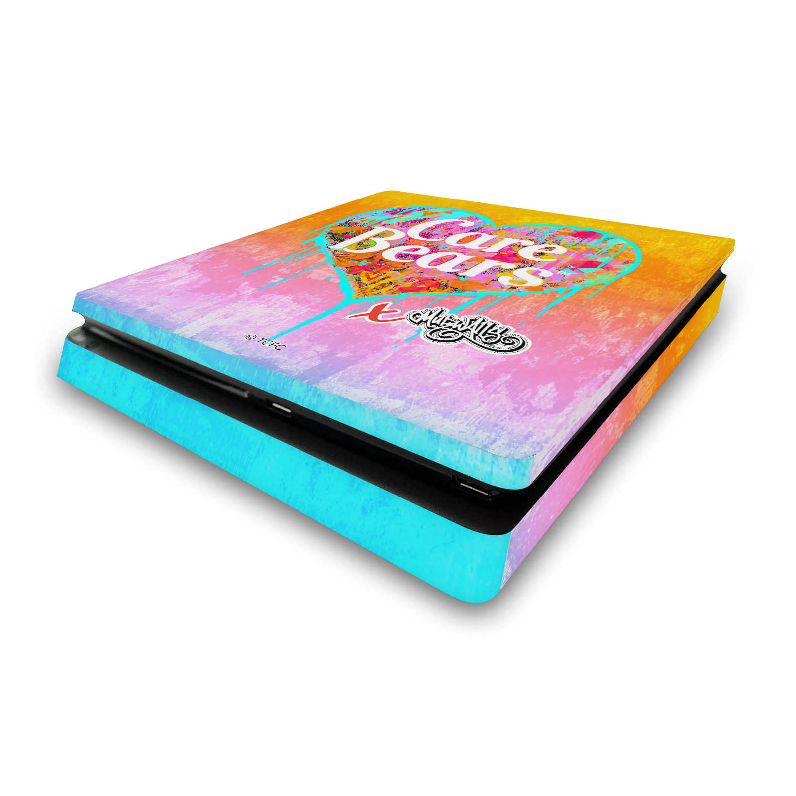 CARE BEARS GRAFFITI BY MURWALLS PELLE VINILE PER CONSOLE PLAYSTATION 4 PS4 SLIM - Foto 12 di 16