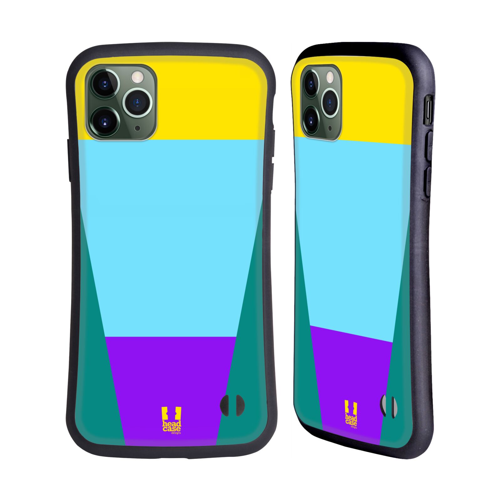 HEAD CASE DESIGNS COLOUR BLOCKING HYBRID CASE FOR APPLE iPHONES PHONES - Picture 17 of 22