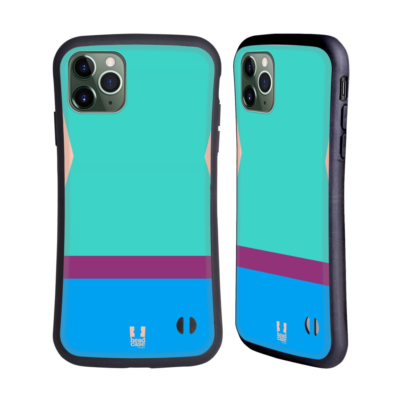 HEAD CASE DESIGNS COLOUR BLOCKING HYBRID CASE FOR APPLE iPHONES PHONES - Picture 21 of 22
