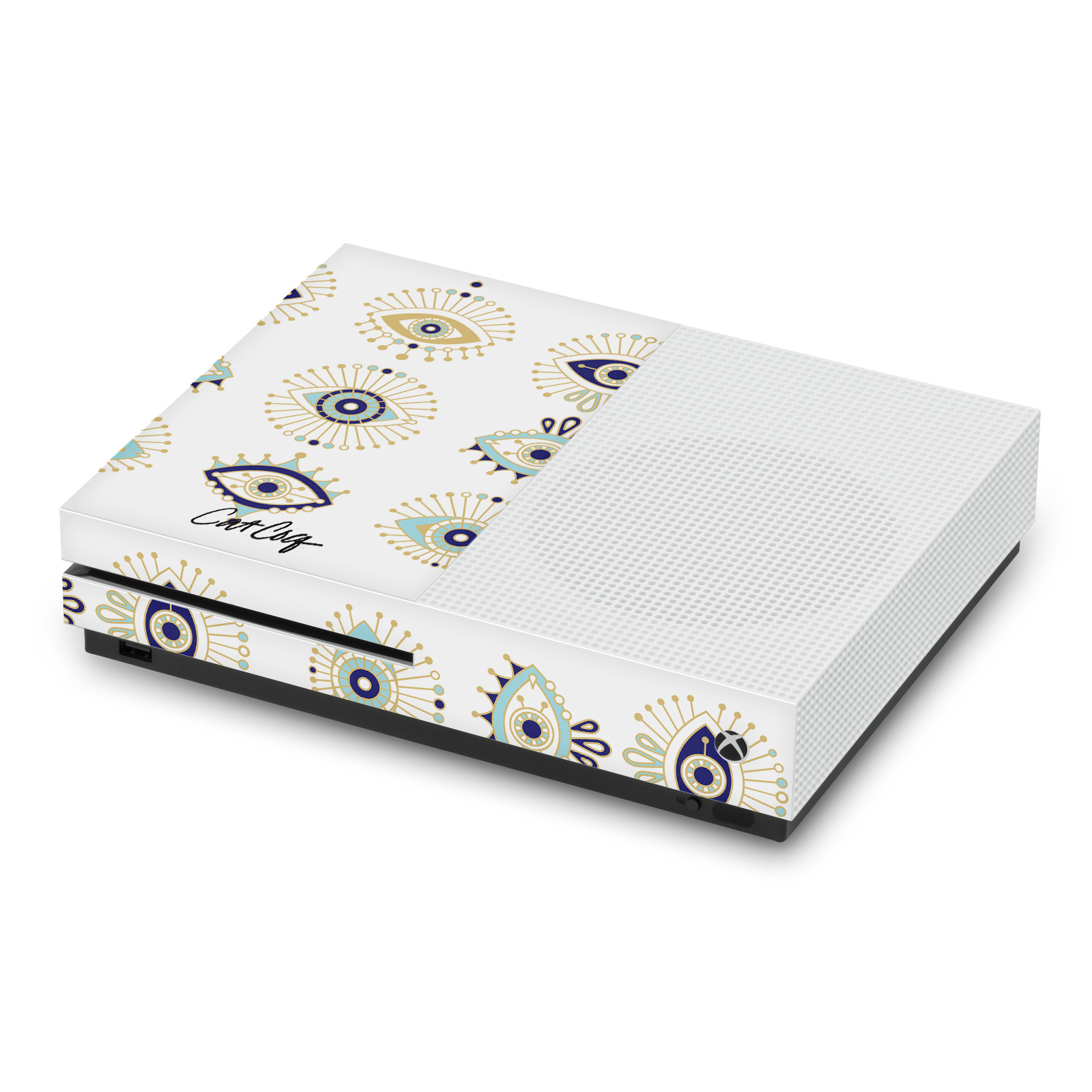 OFFICIAL CAT COQUILLETTE ART MIX VINYL STICKER SKIN DECAL FOR XBOX ONE S CONSOLE