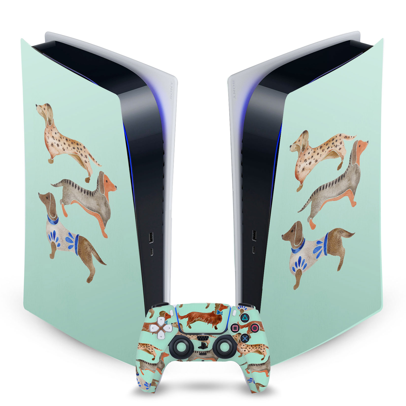 OFFICIAL CAT COQUILLETTE ART MIX VINYL SKIN FOR SONY PS5 DIGITAL EDITION BUNDLE