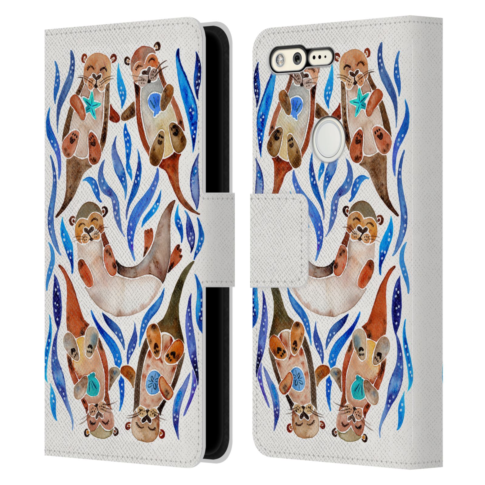 OFFICIAL CAT COQUILLETTE ANIMALS 2 LEATHER BOOK CASE FOR GOOGLE PHONES - Picture 8 of 15