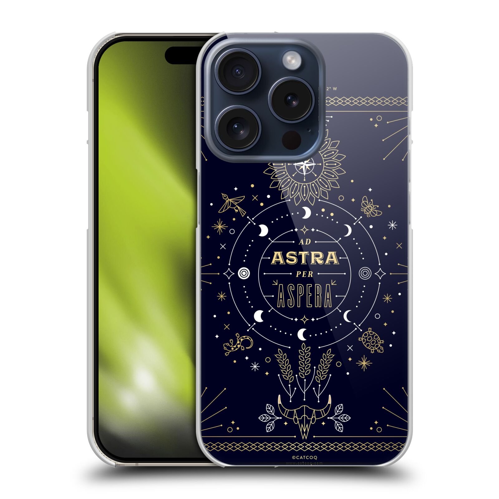 OFFICIAL CAT COQUILLETTE LINEAR HARD BACK CASE FOR APPLE iPHONE PHONES - Picture 8 of 15