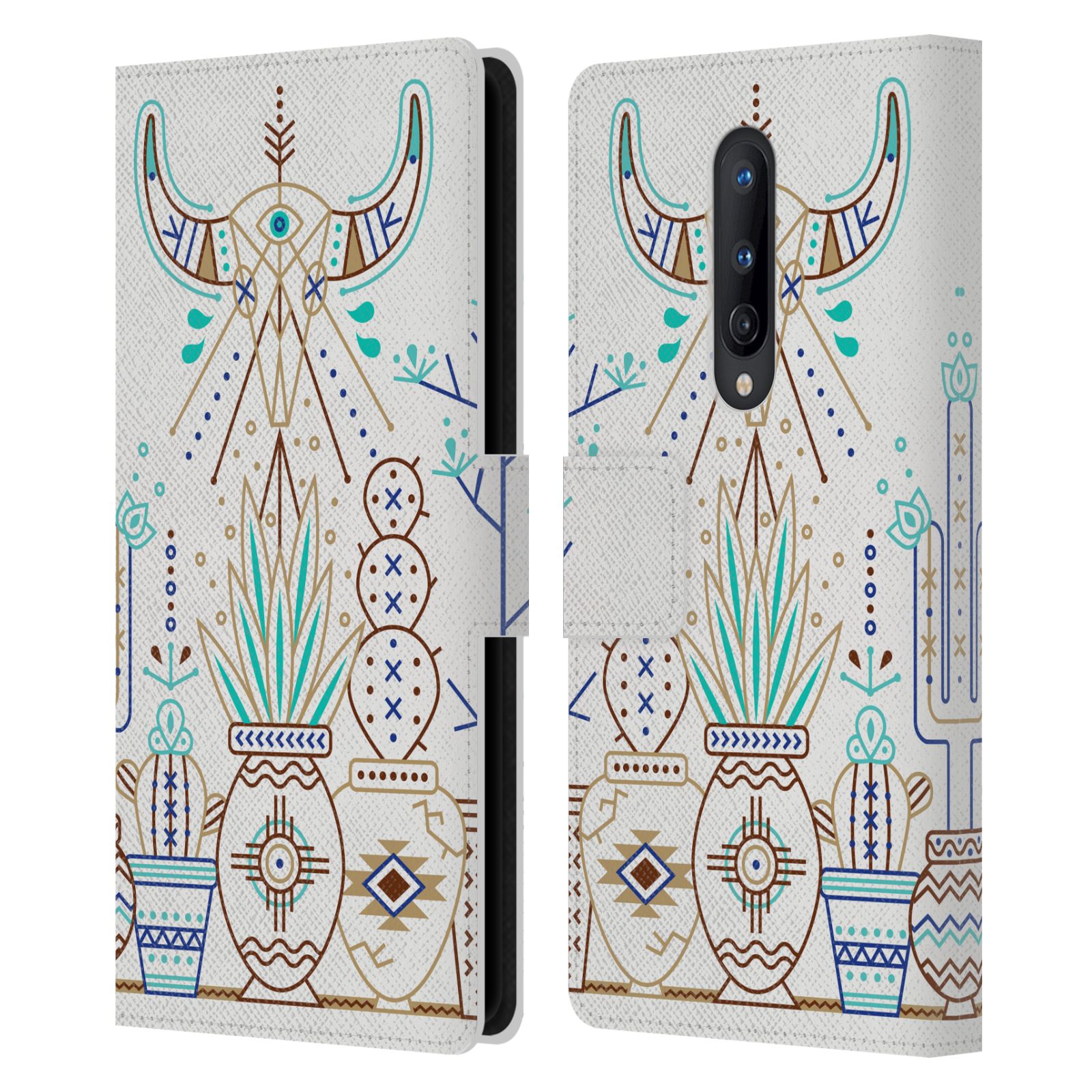 OFFICIAL CAT COQUILLETTE LINEAR LEATHER BOOK CASE FOR BLACKBERRY ONEPLUS - Picture 9 of 15