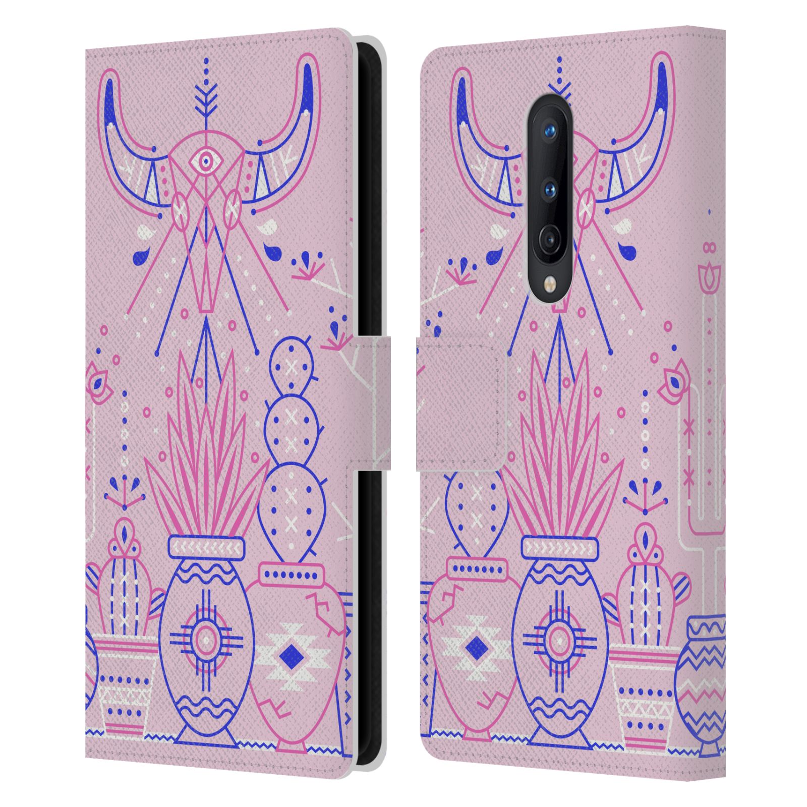 OFFICIAL CAT COQUILLETTE LINEAR LEATHER BOOK CASE FOR BLACKBERRY ONEPLUS - Picture 13 of 15