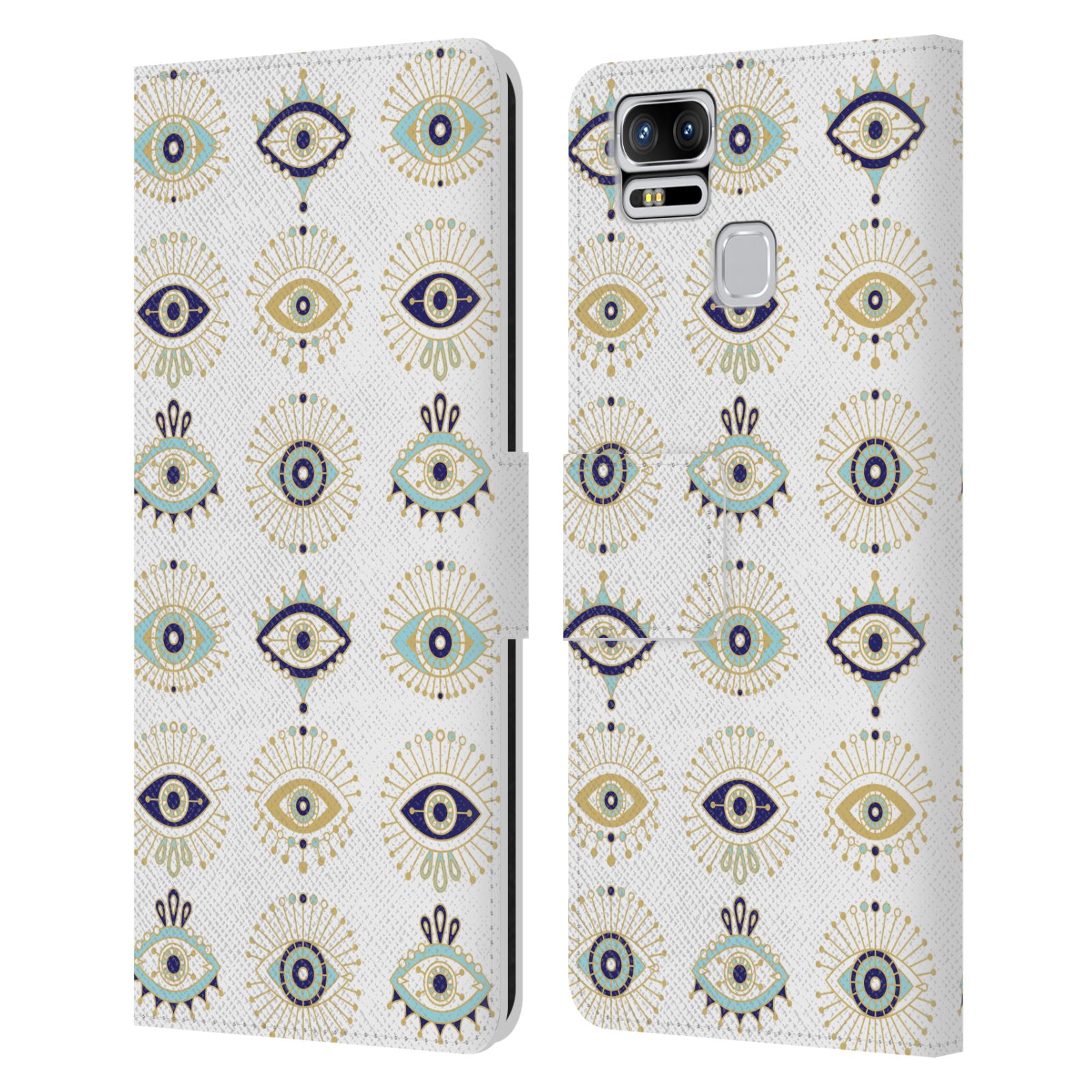 OFFICIAL CAT COQUILLETTE LINEAR LEATHER BOOK CASE FOR ASUS ZENFONE PHONES - Picture 7 of 7