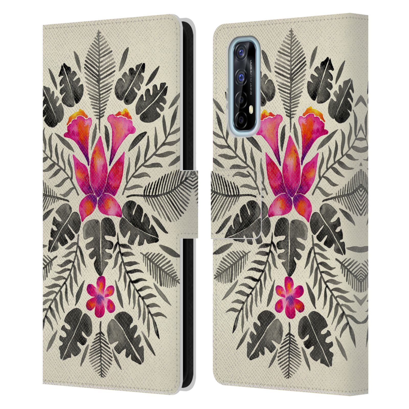 OFFICIAL CAT COQUILLETTE NATURE LEATHER BOOK WALLET CASE COVER FOR REALME PHONES - 第 12/22 張圖片