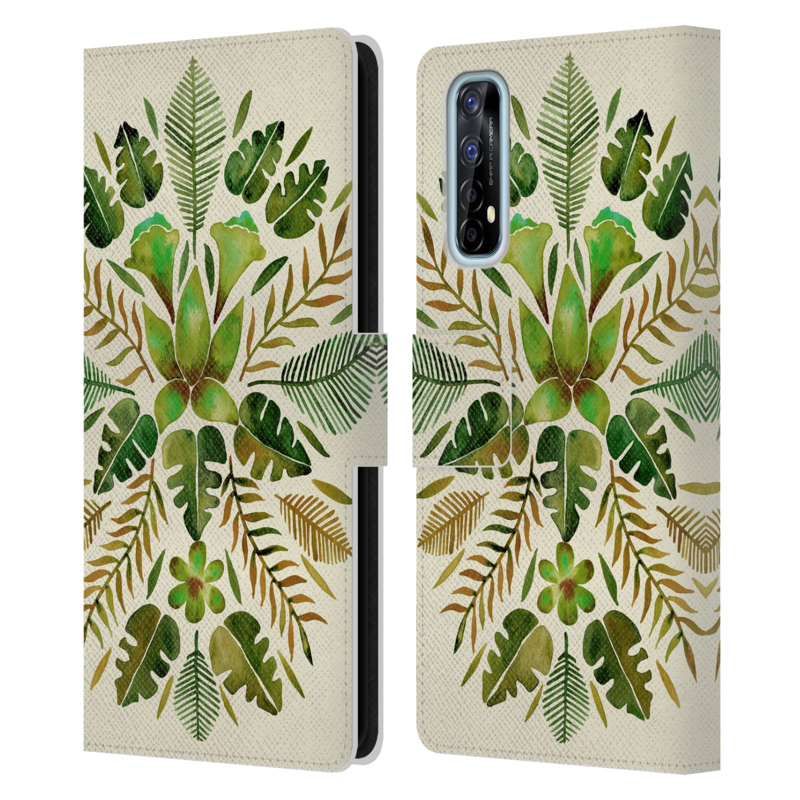 OFFICIAL CAT COQUILLETTE NATURE LEATHER BOOK WALLET CASE COVER FOR REALME PHONES - 第 11/22 張圖片