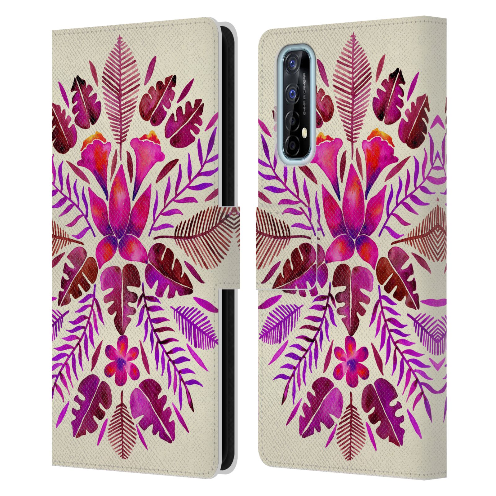 OFFICIAL CAT COQUILLETTE NATURE LEATHER BOOK WALLET CASE COVER FOR REALME PHONES - 第 17/22 張圖片