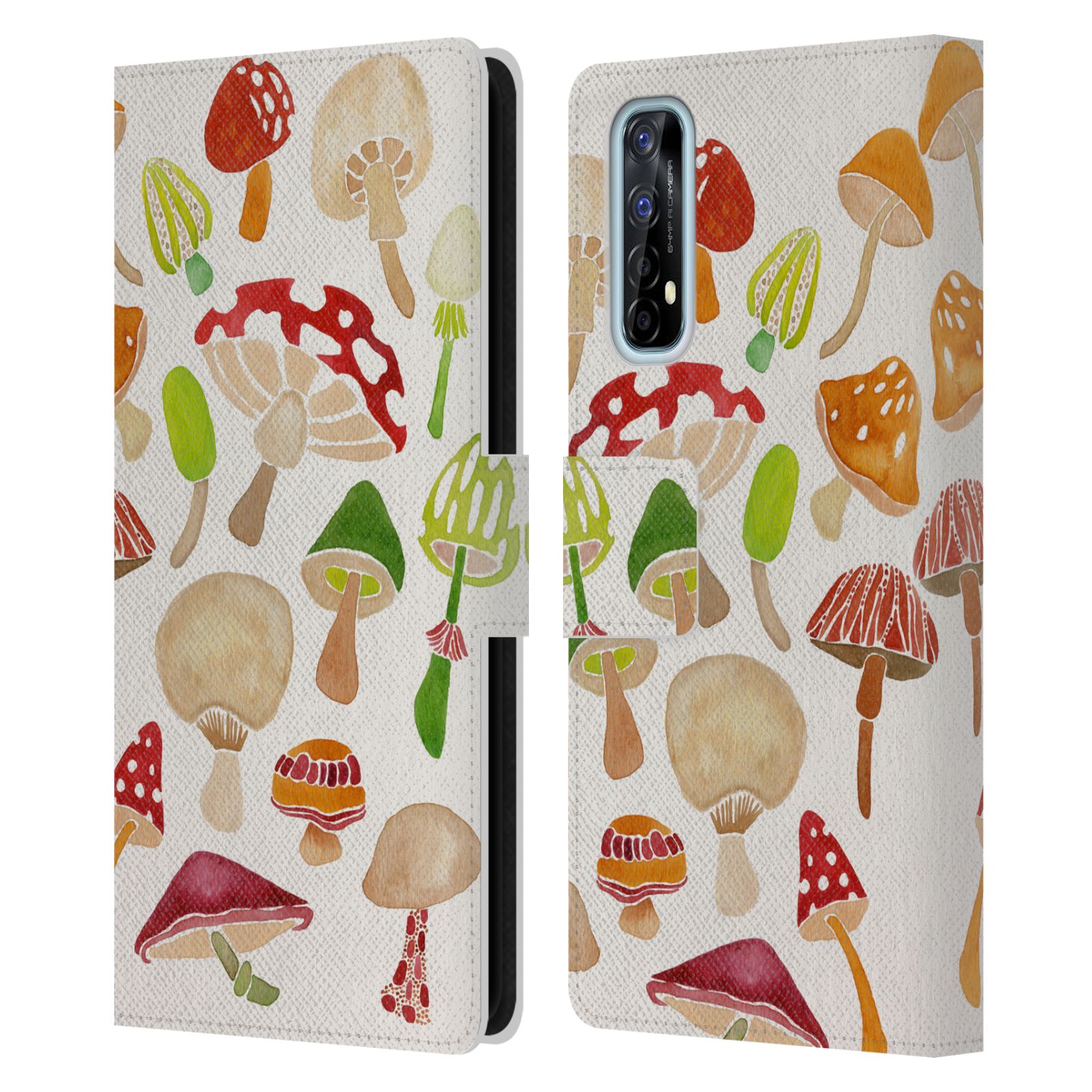 OFFICIAL CAT COQUILLETTE NATURE LEATHER BOOK WALLET CASE COVER FOR REALME PHONES - 第 22/22 張圖片