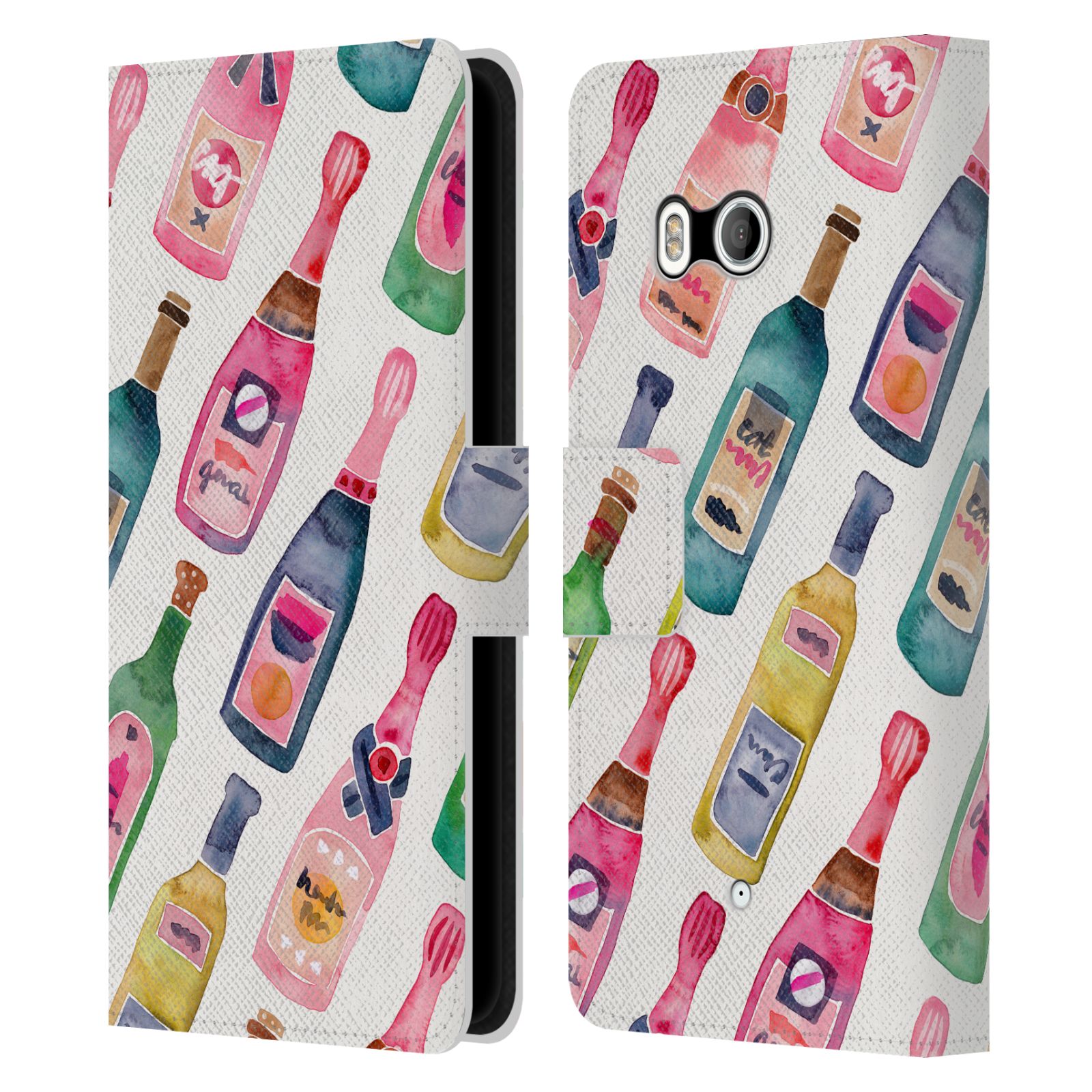 OFFICIAL CAT COQUILLETTE PATTERNS 6 LEATHER BOOK CASE FOR HTC PHONES 1 - Picture 6 of 6