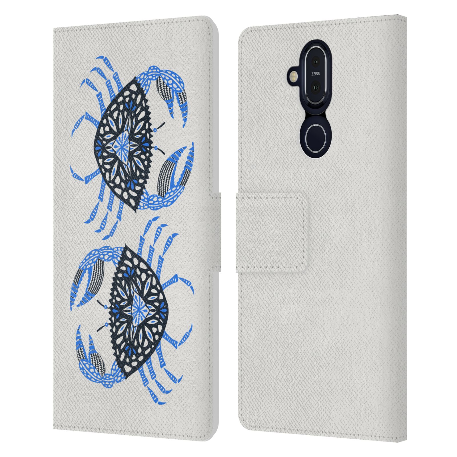 OFFICIAL CAT COQUILLETTE SEA LEATHER BOOK WALLET CASE COVER FOR NOKIA PHONES